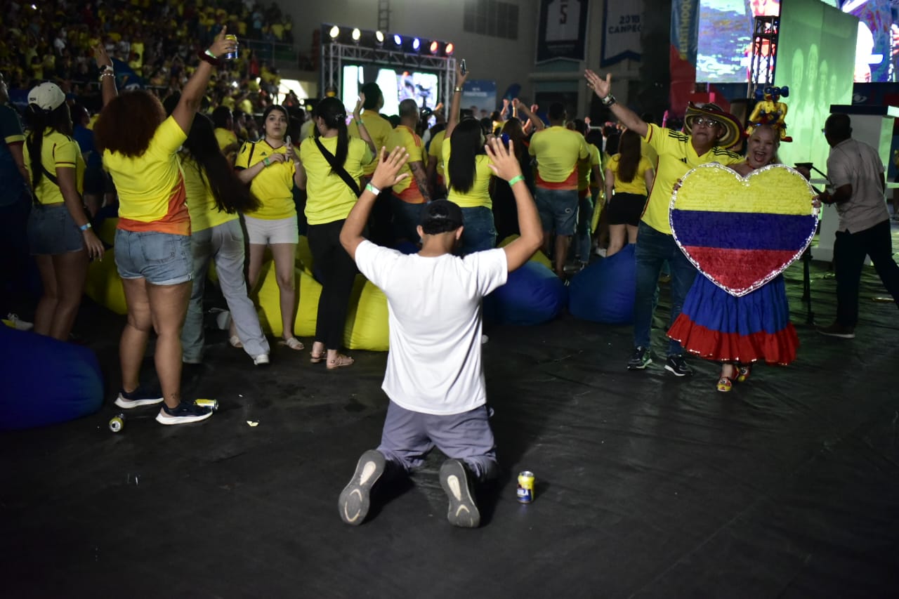 Barranquilla celebró la clasificación de Colombia a la final de la Copa América. 