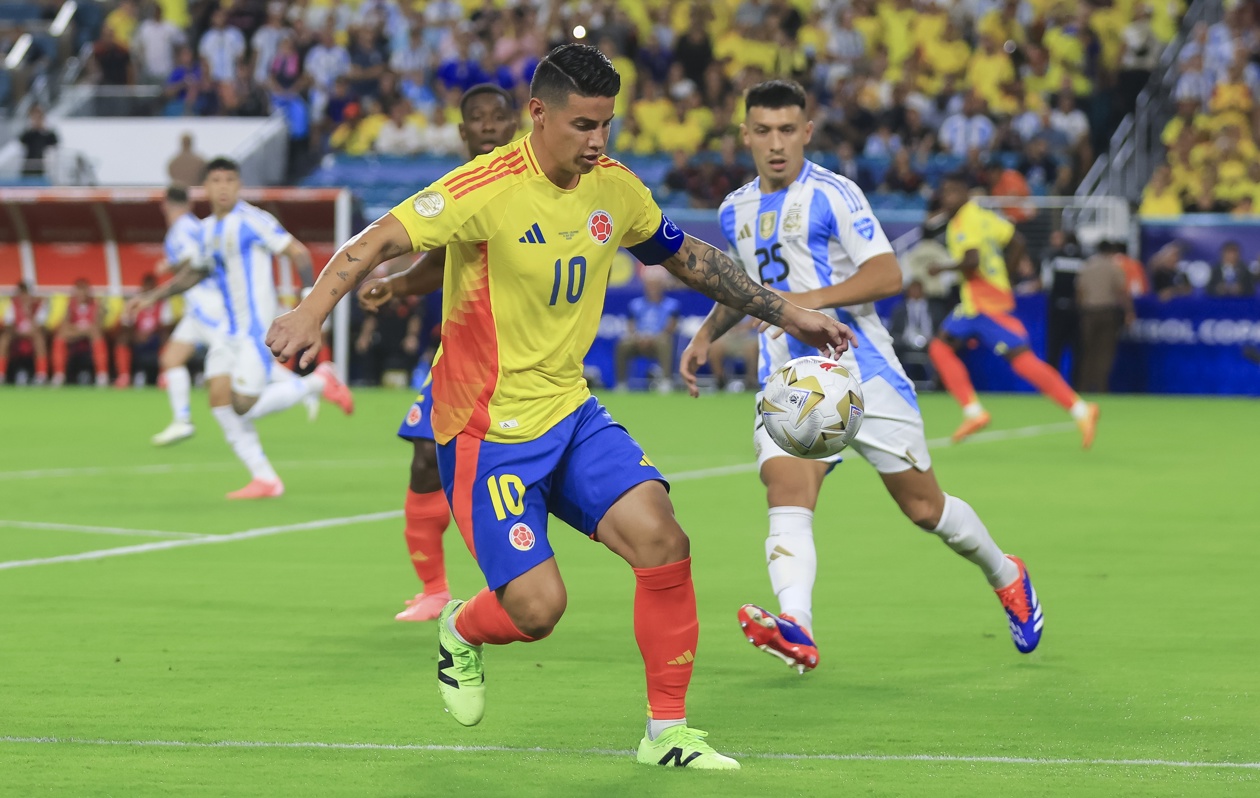 James Rodríguez el más activo en Colombia.