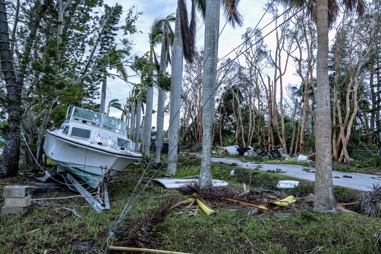 La destrucción de Milton en Florida.