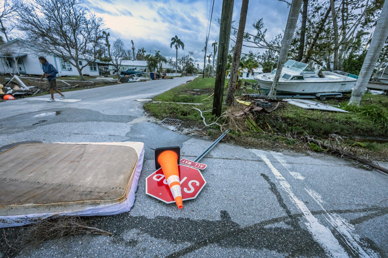 La destrucción de Milton en Florida.