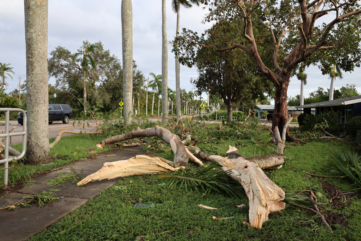 La destrucción de Milton en Florida.