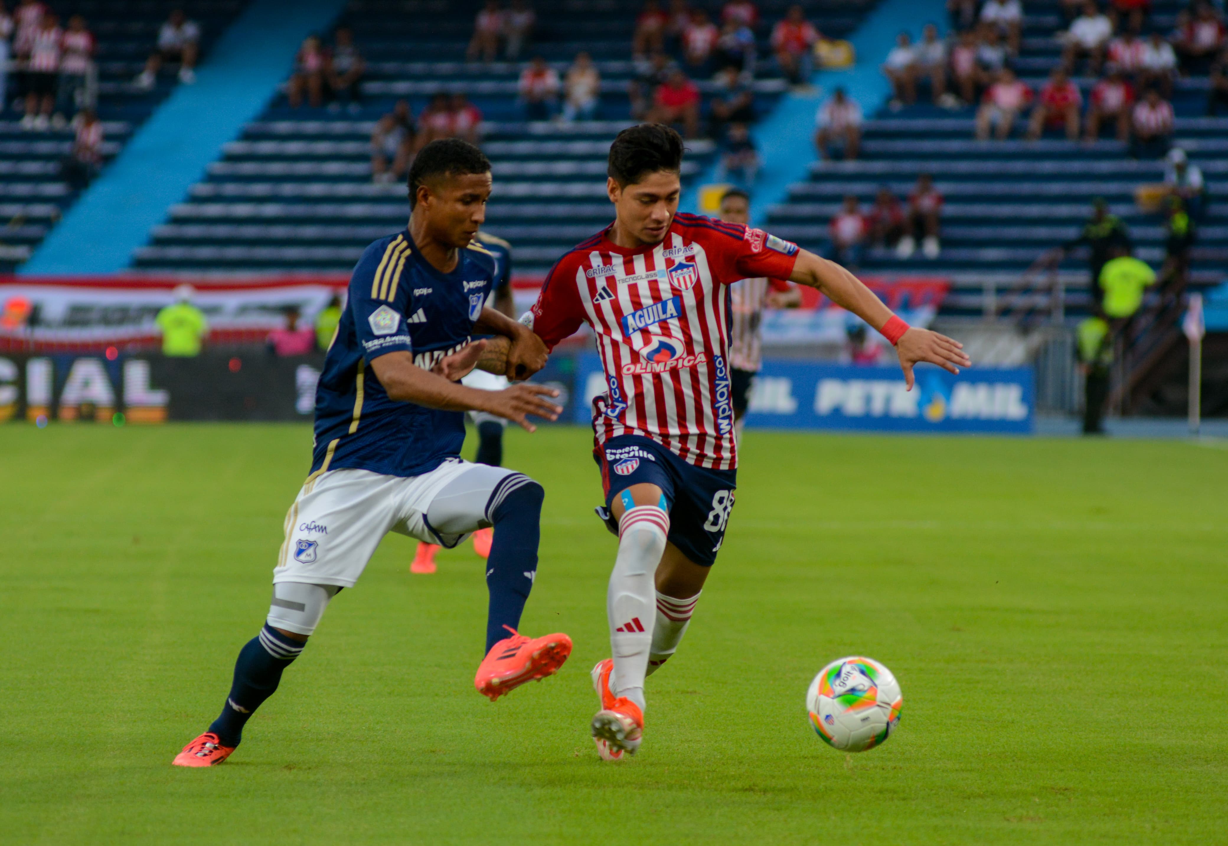 Brayan Castrillón, extremo de Junior.