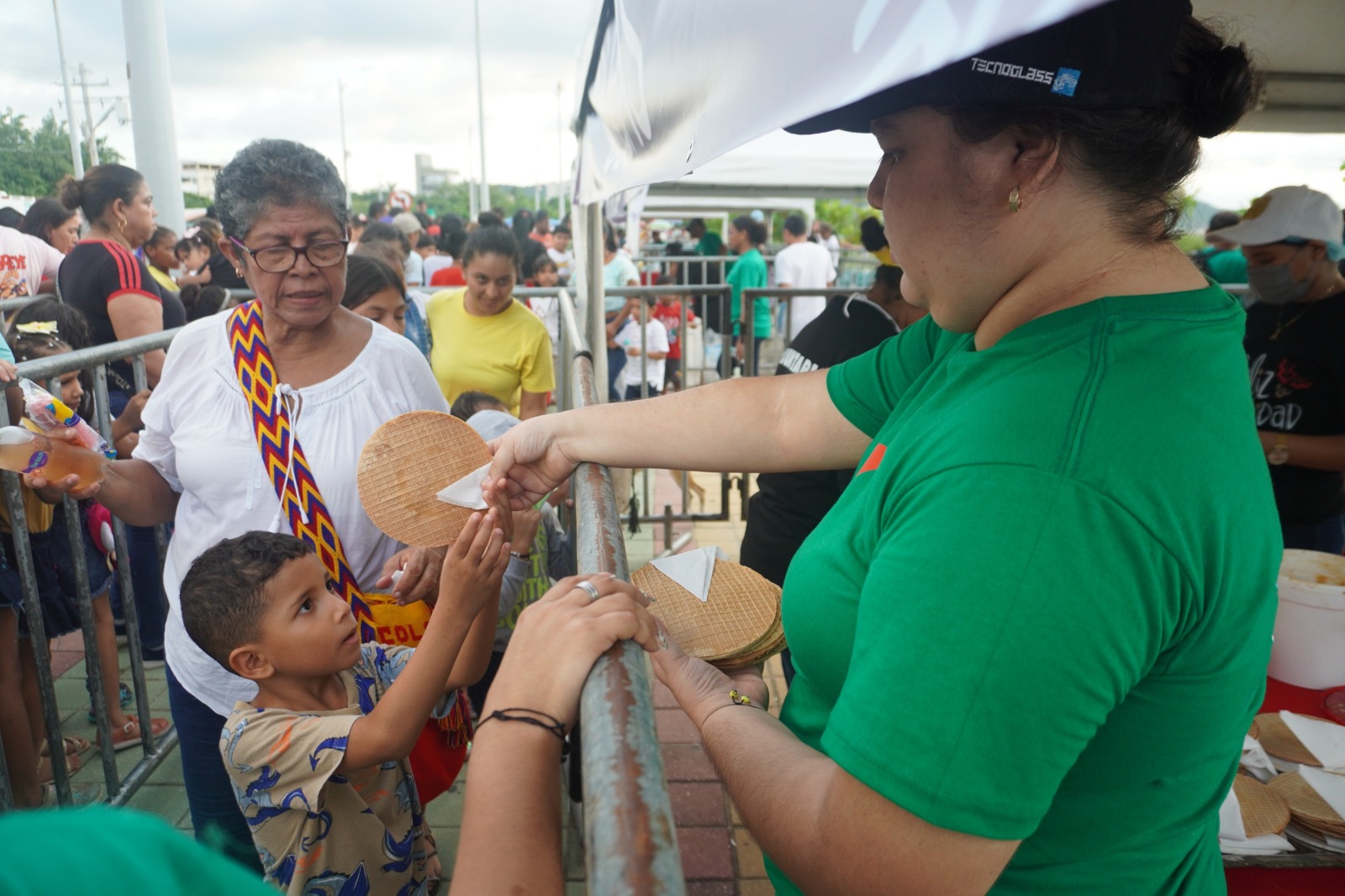 Los niños vivieron un momento de alegría.