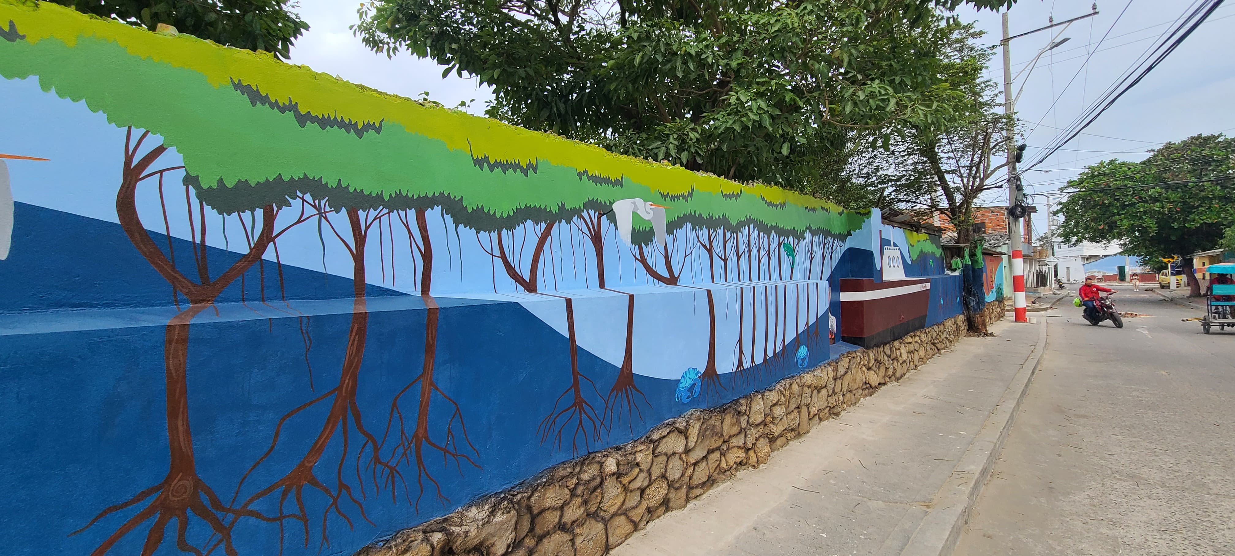 Río, Mar y Ciénaga, el orgullo de Las Flores.