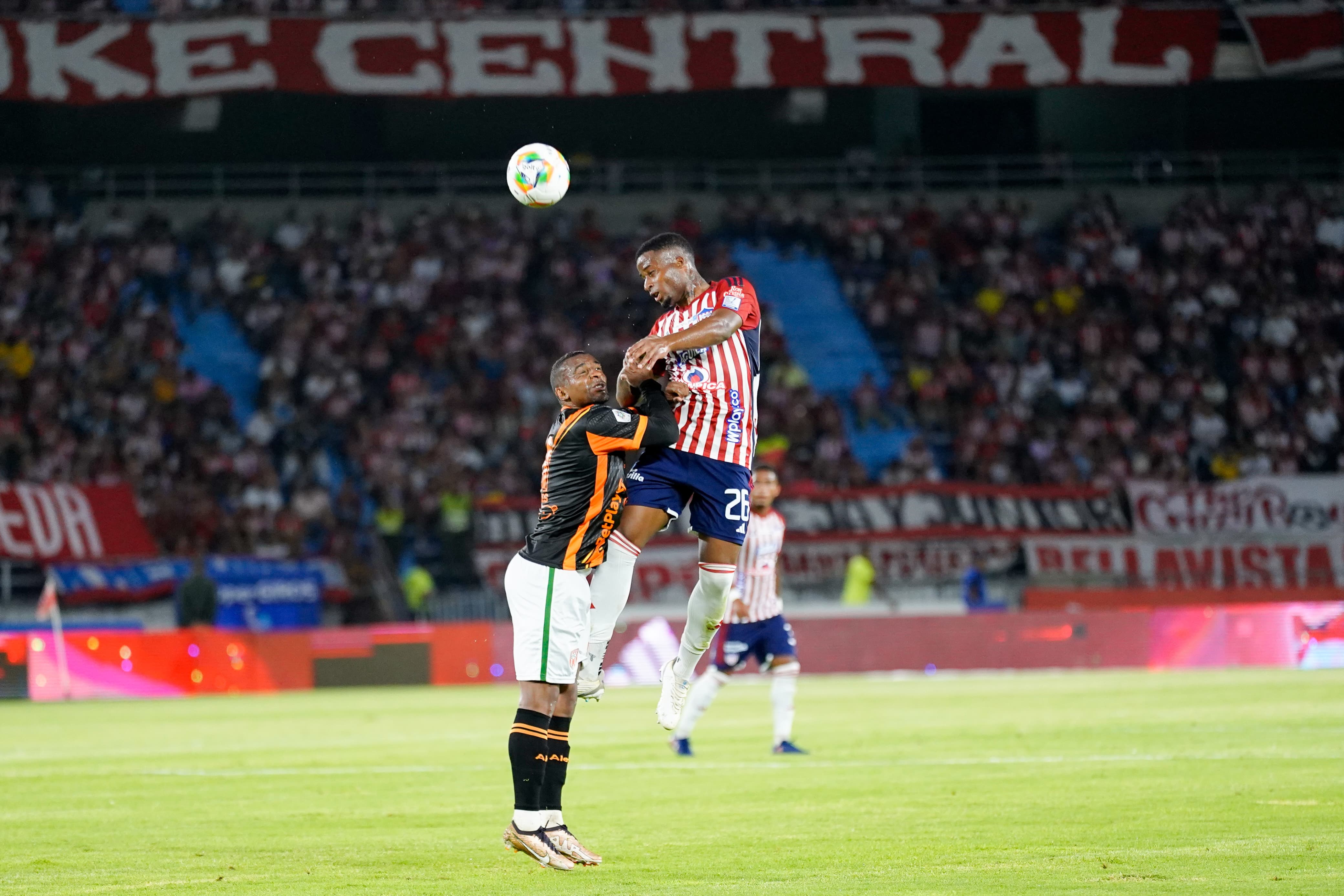 Junior en su victoria de este lunes en el Metropolitano. 