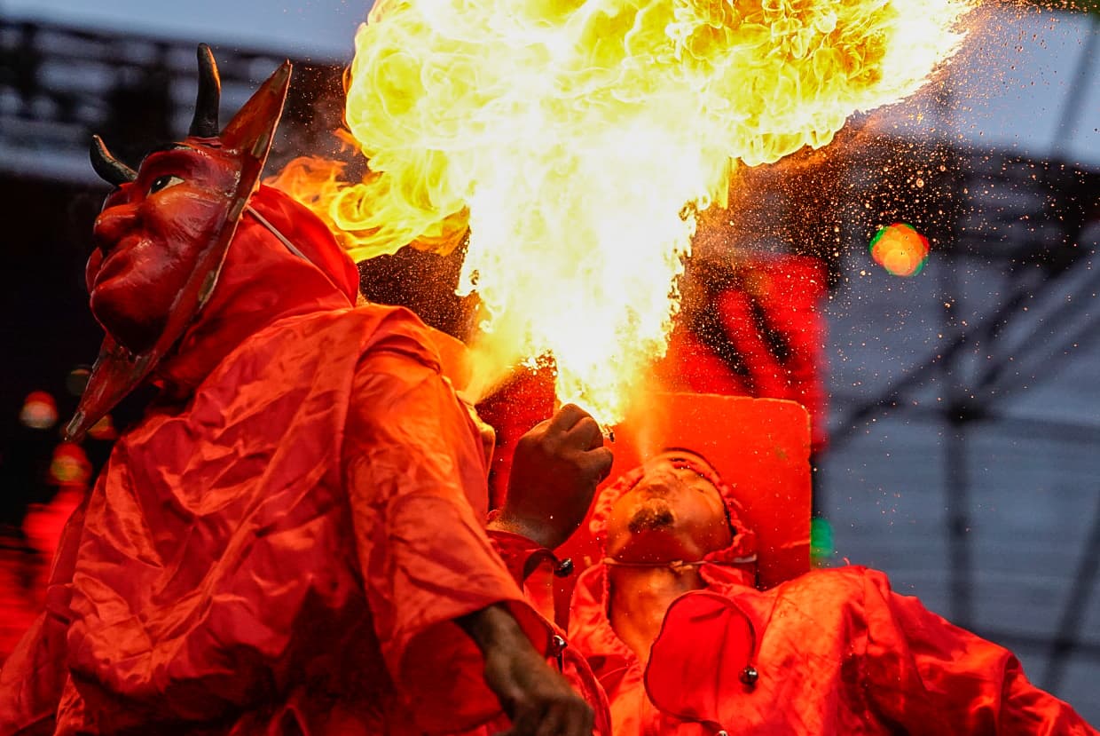 Los Diablos Arlequines de Sabanalarga.