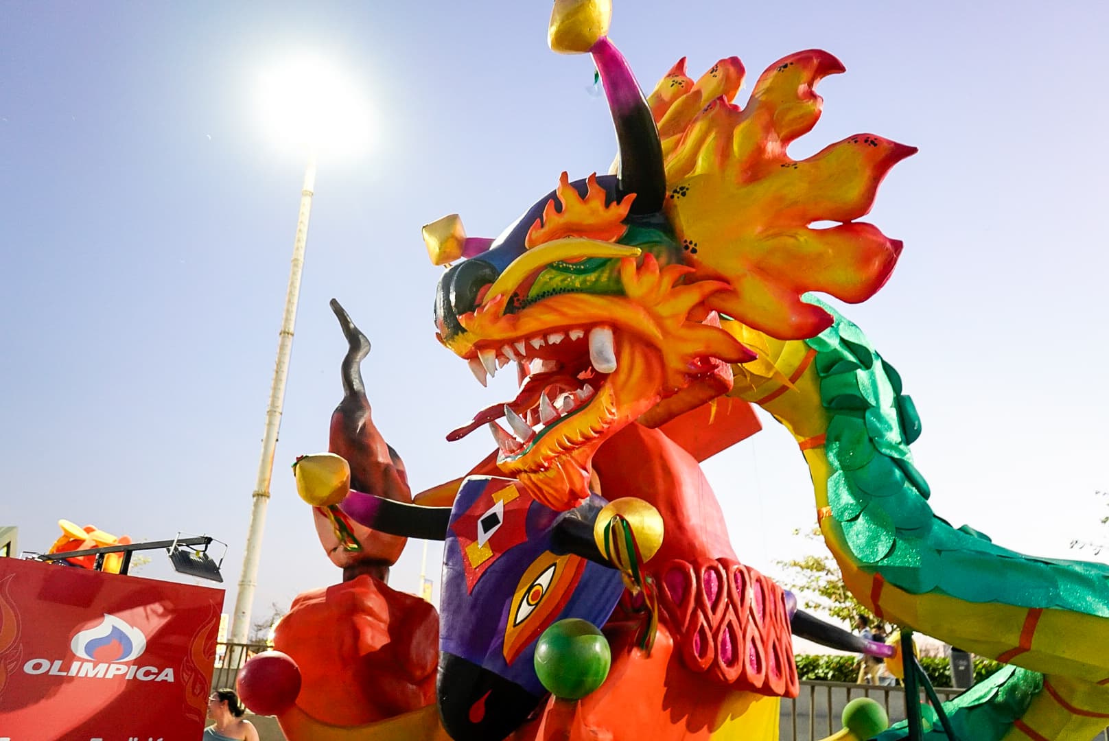 Las macrofiguras alusivas al Carnaval estarán hasta el mes de marzo. 