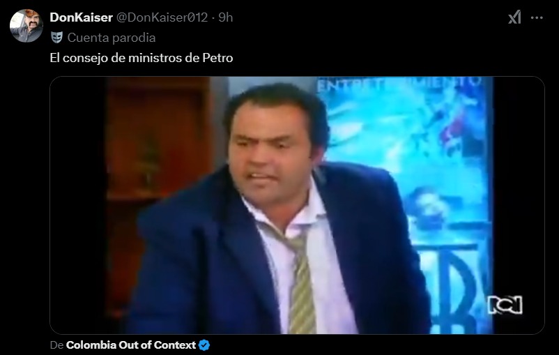 Uno de los memes que dejó el Consejo de Ministros.