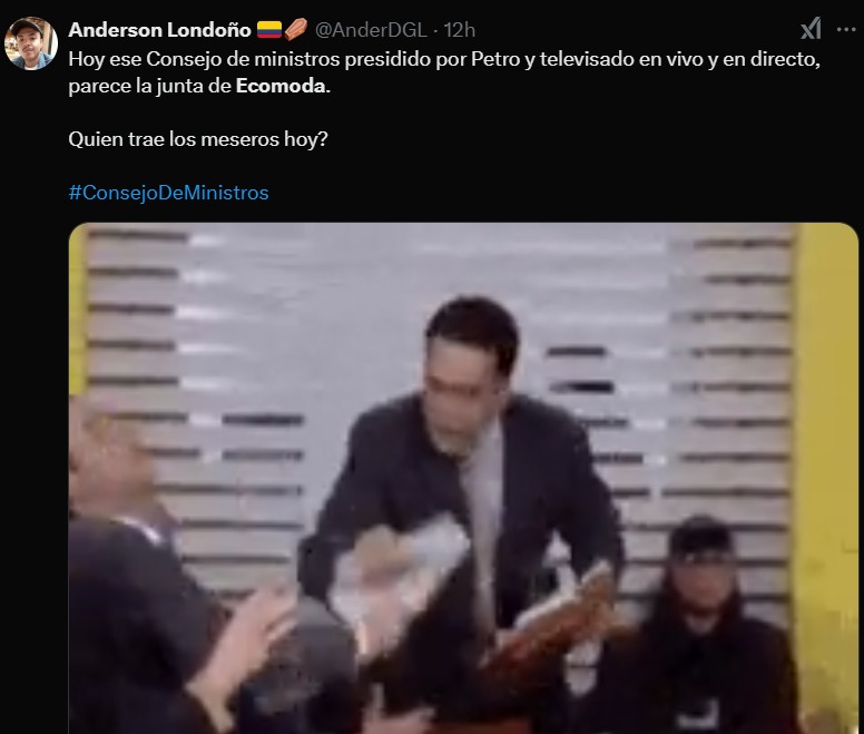 Uno de los memes que dejó el Consejo de Ministros.