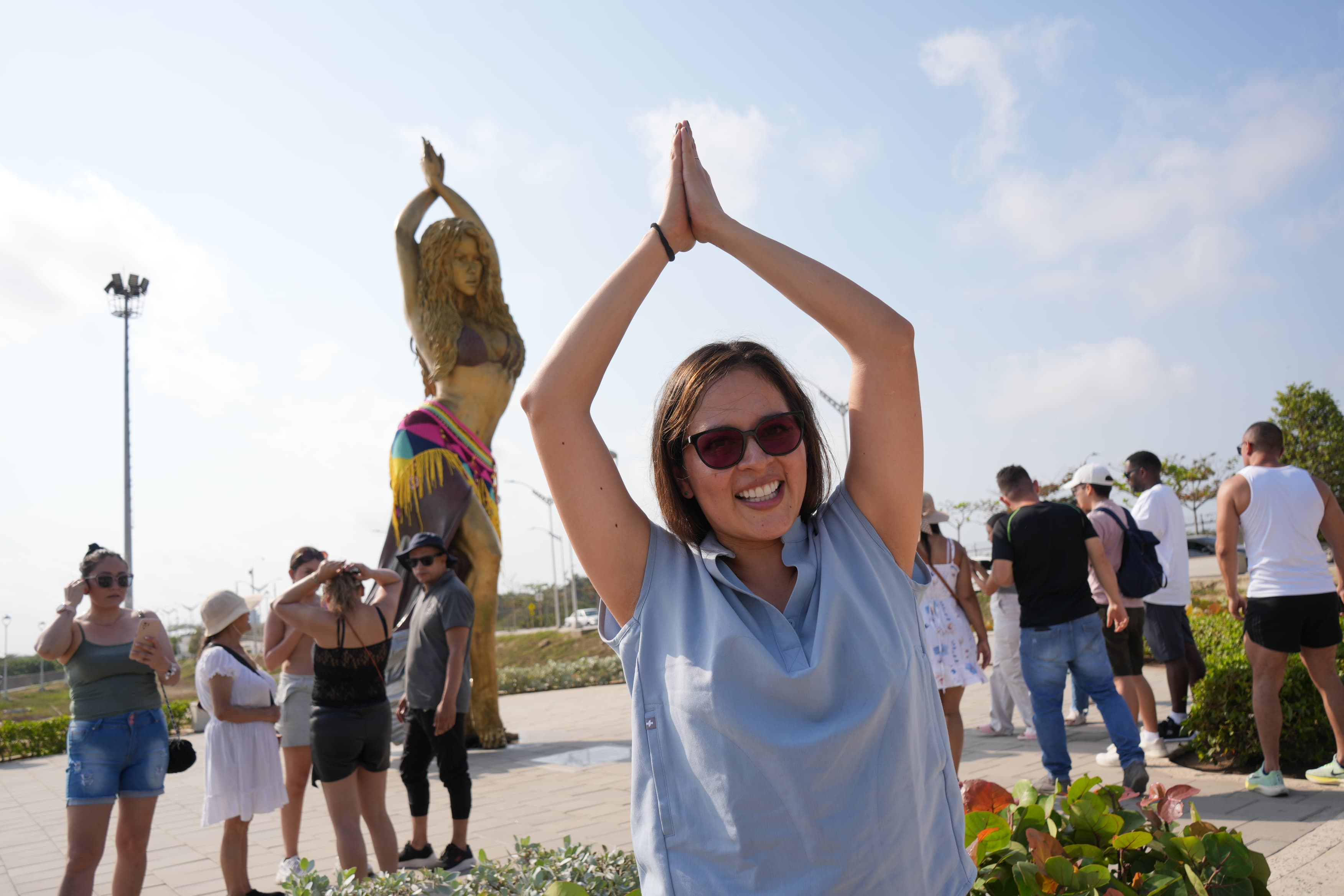 Marcela González vino desde México.