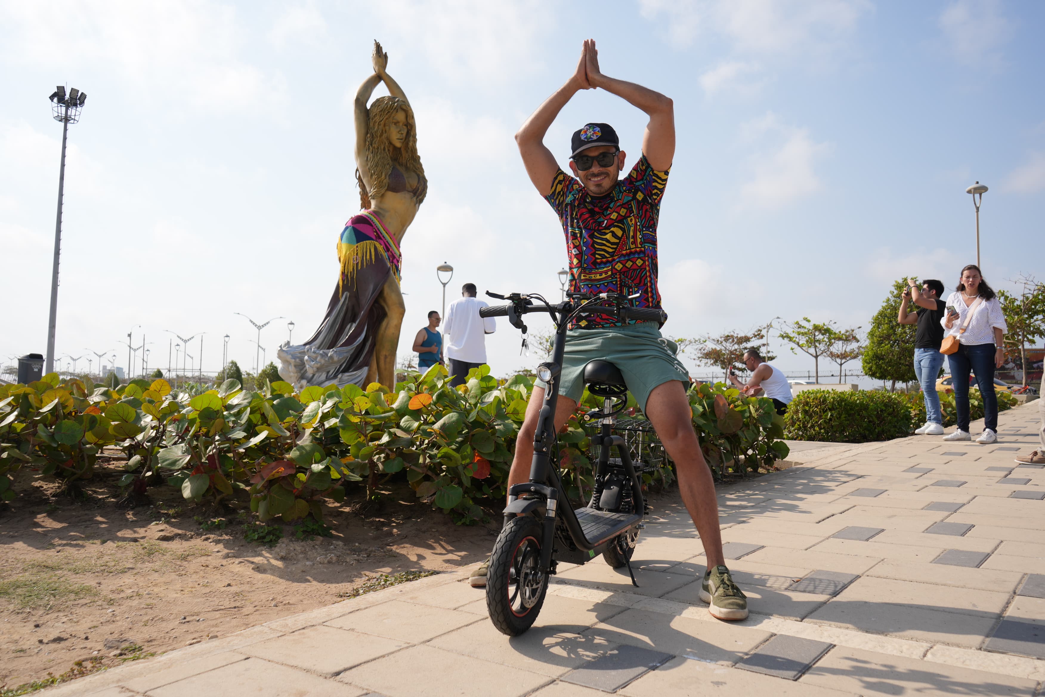 Jesús Cool vino desde México.