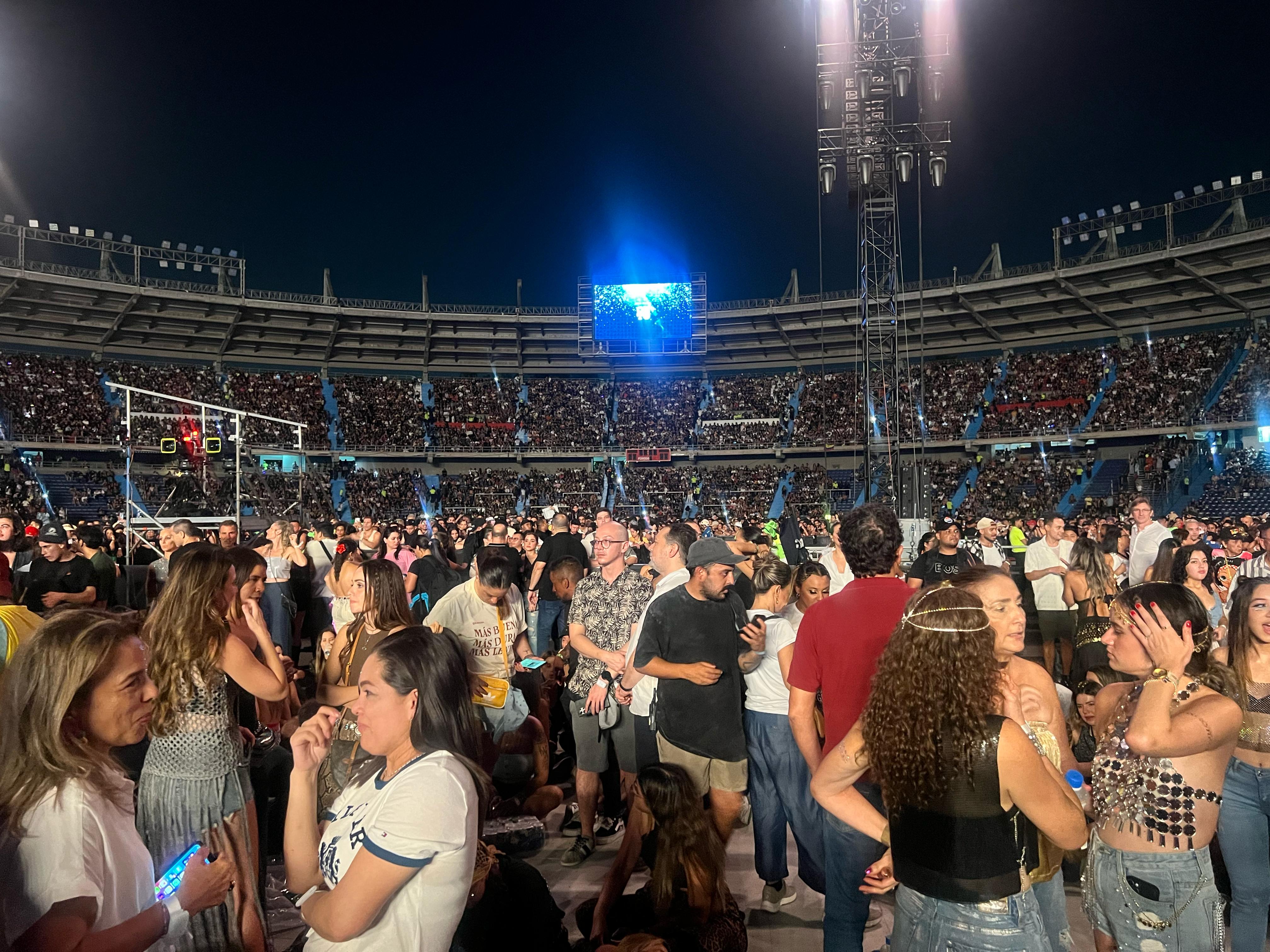 Zona VIP del concierto.