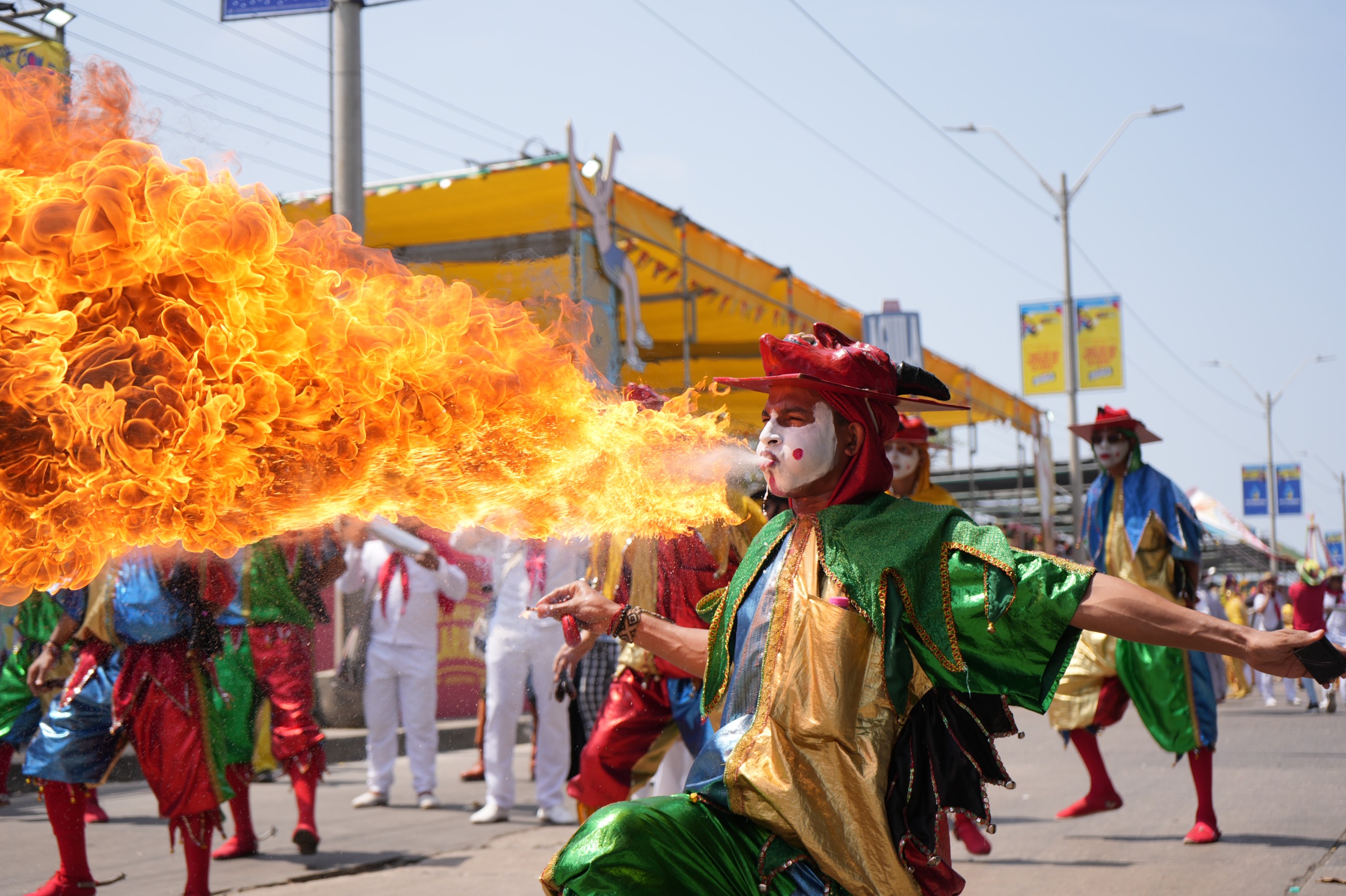 Danza de los Diablos Arlequines.