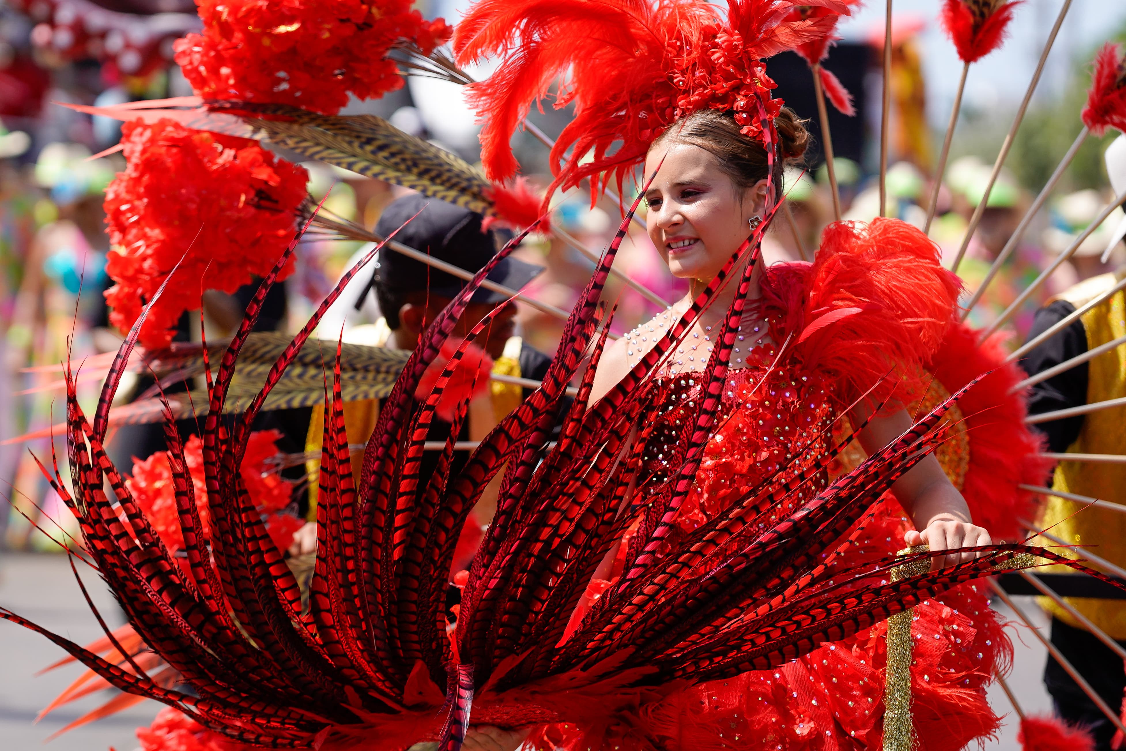 Victoria Ceballos, Reina del Carnaval de los Niños.