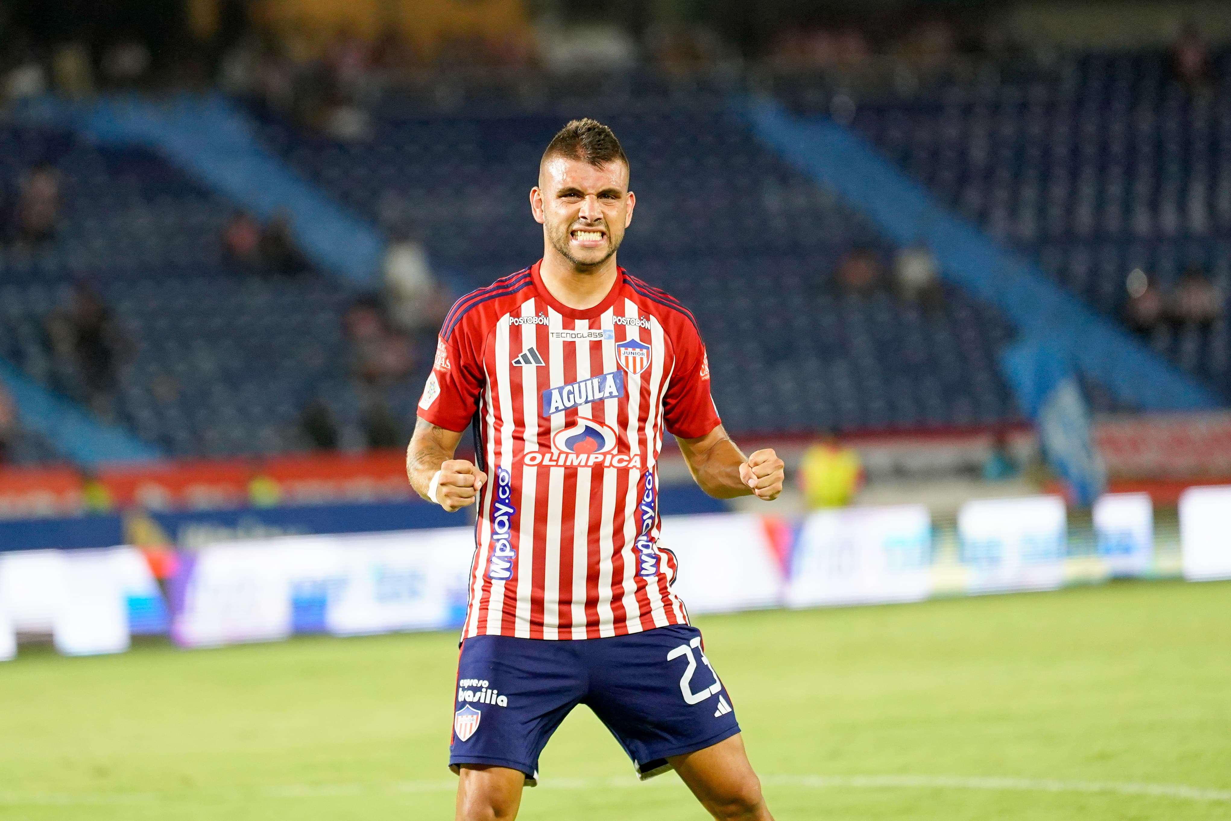 La celebración de Steven Rodríguez.