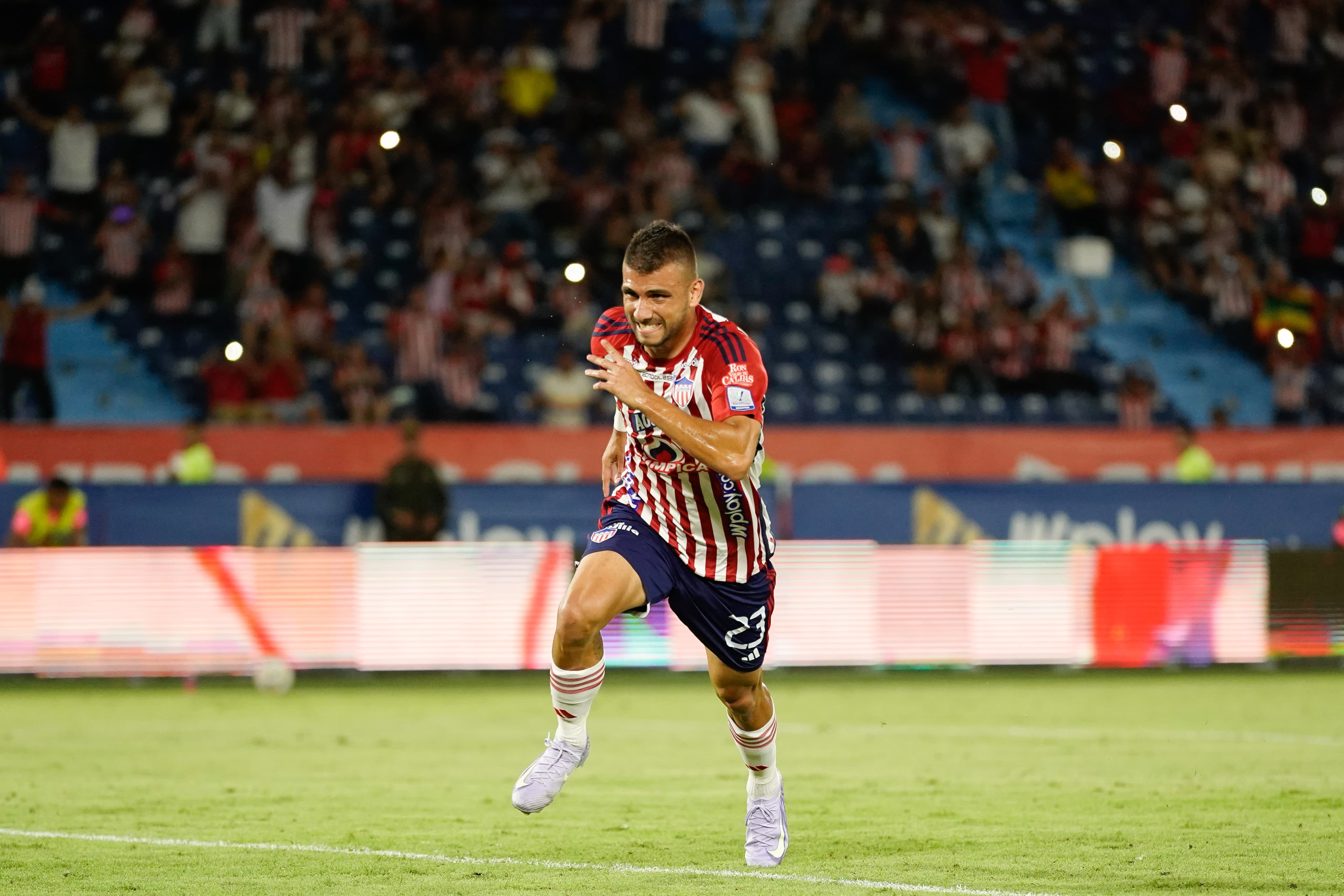 La celebración de Steven Rodríguez.