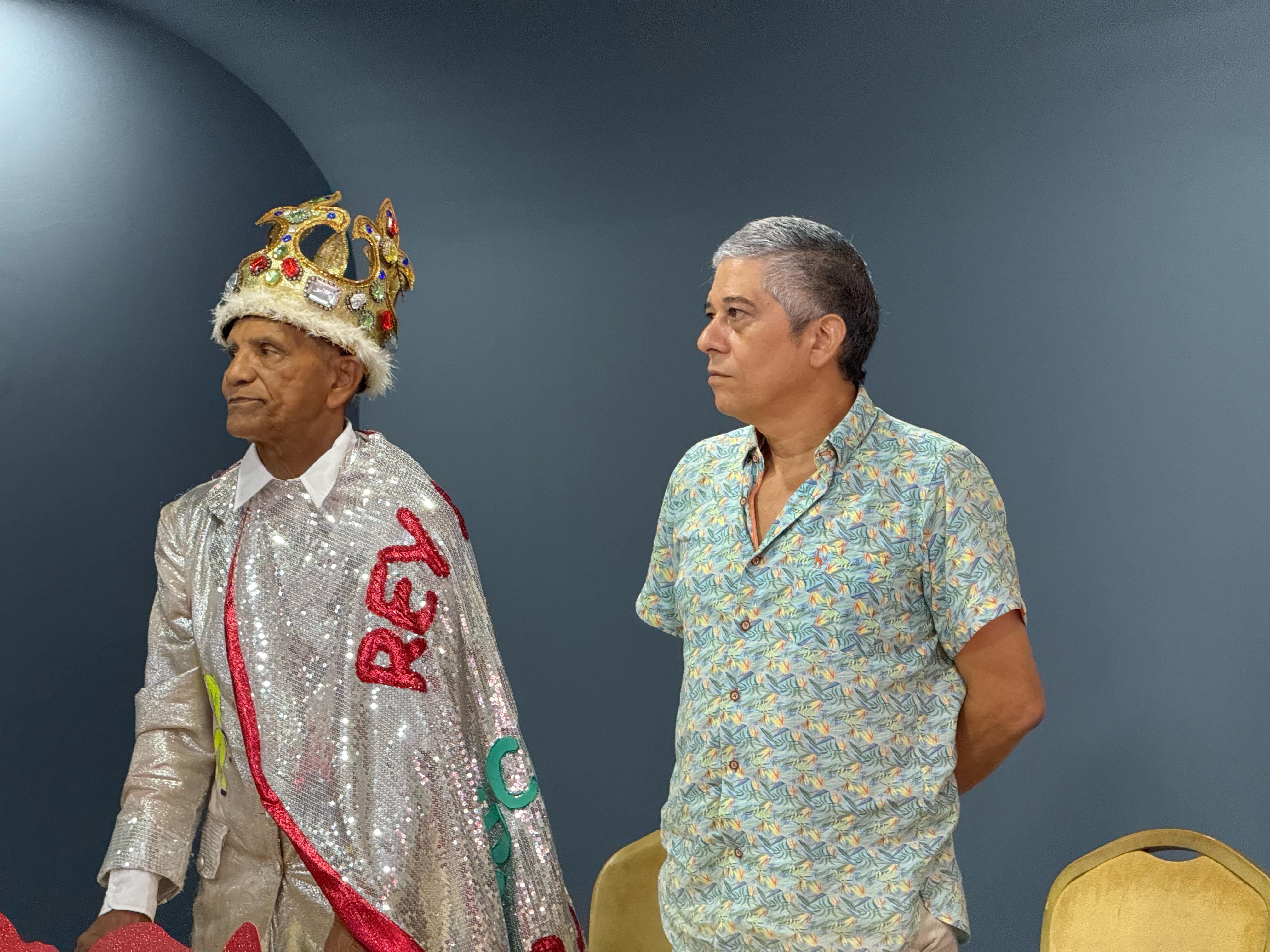 Wilfrido Escorcia con Germán Gómez López, representante a la Cámara por el Atlántico. 