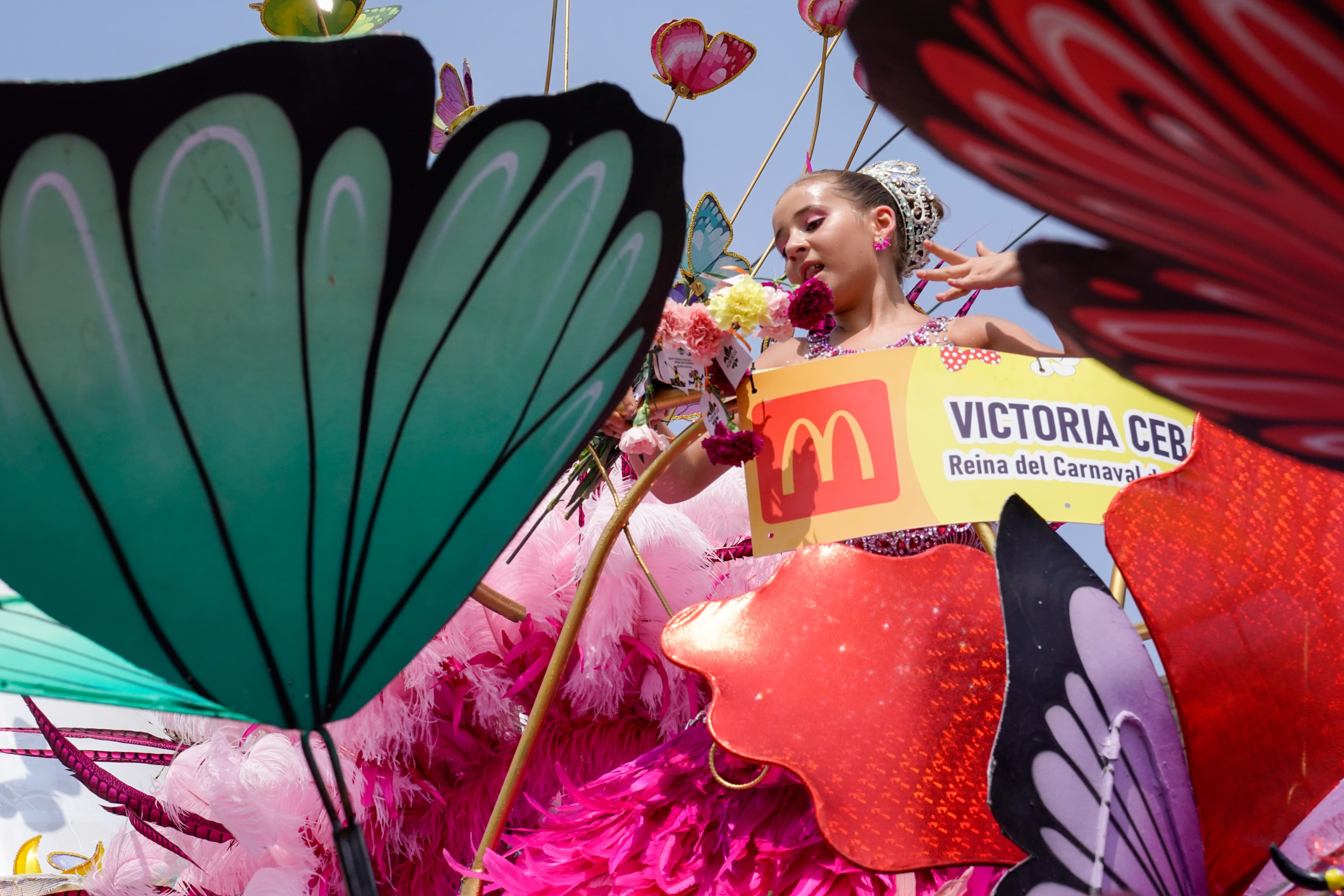 Victoria Ceballos, Reina Infantil del Carnaval.