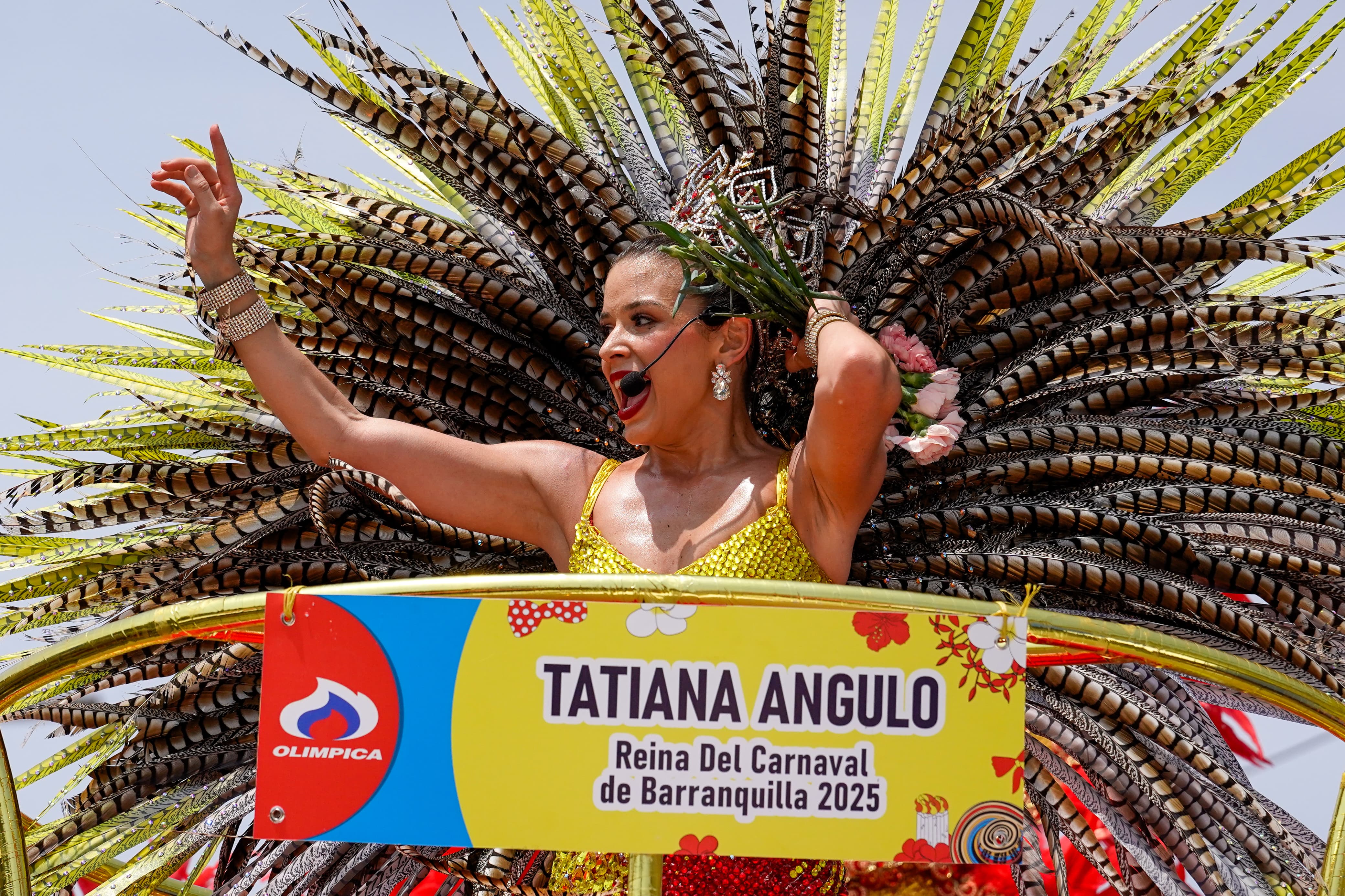 Tatiana Angulo Fernández De Castro, durante la Batalla de Flores.