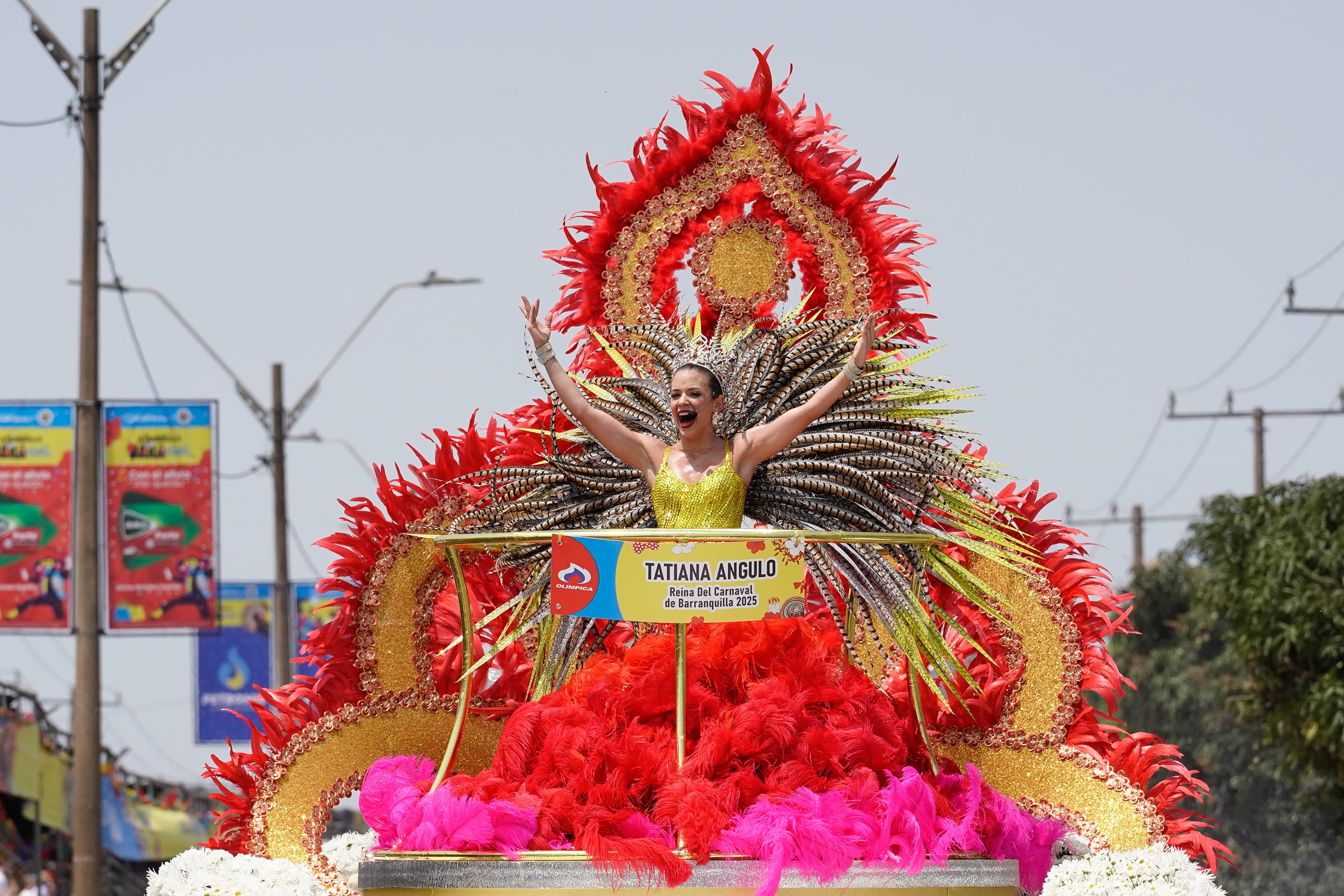 Tatiana Angulo Fernández De Castro, durante la Batalla de Flores.