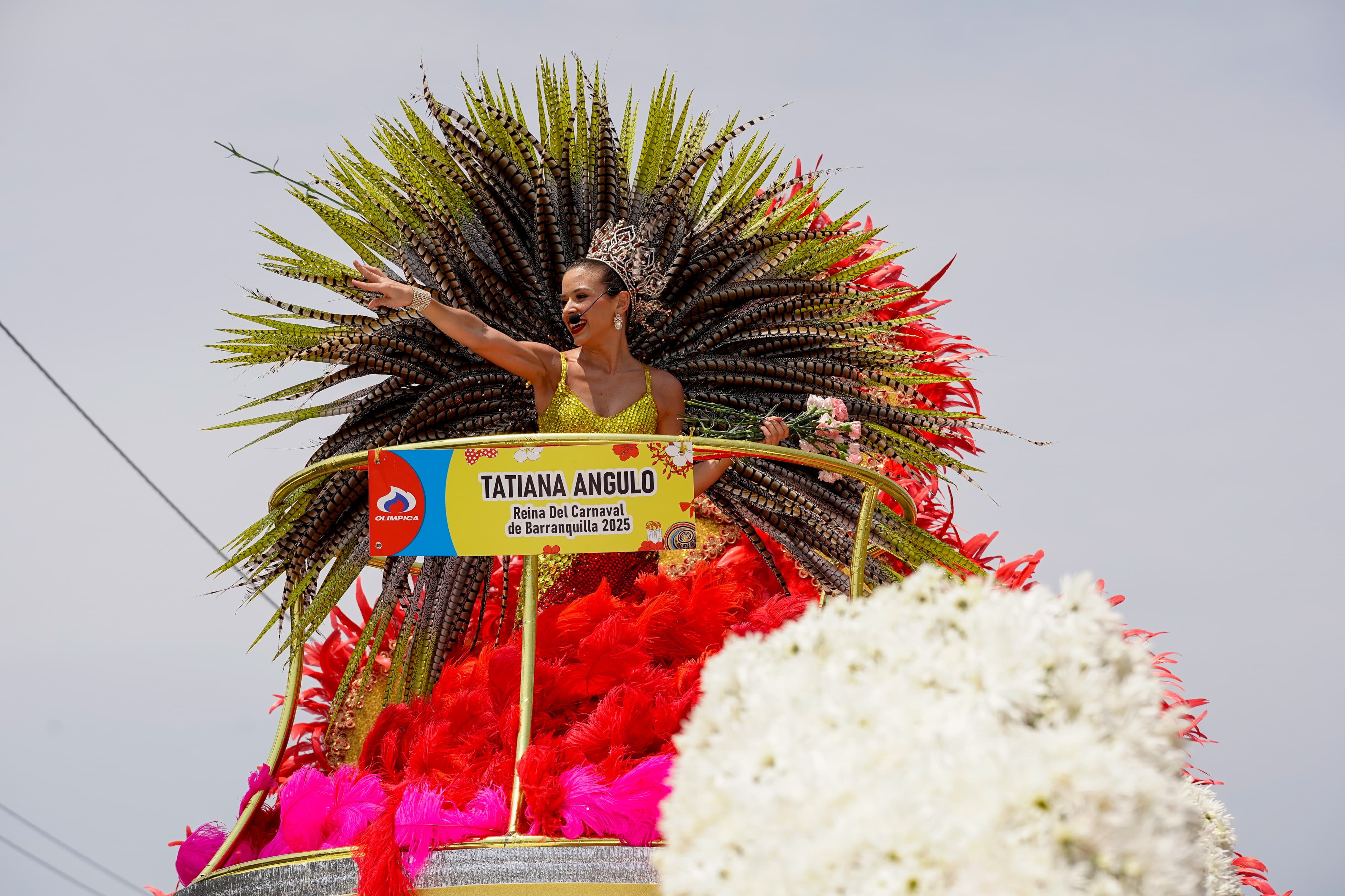 Tatiana Angulo Fernández De Castro, durante la Batalla de Flores.