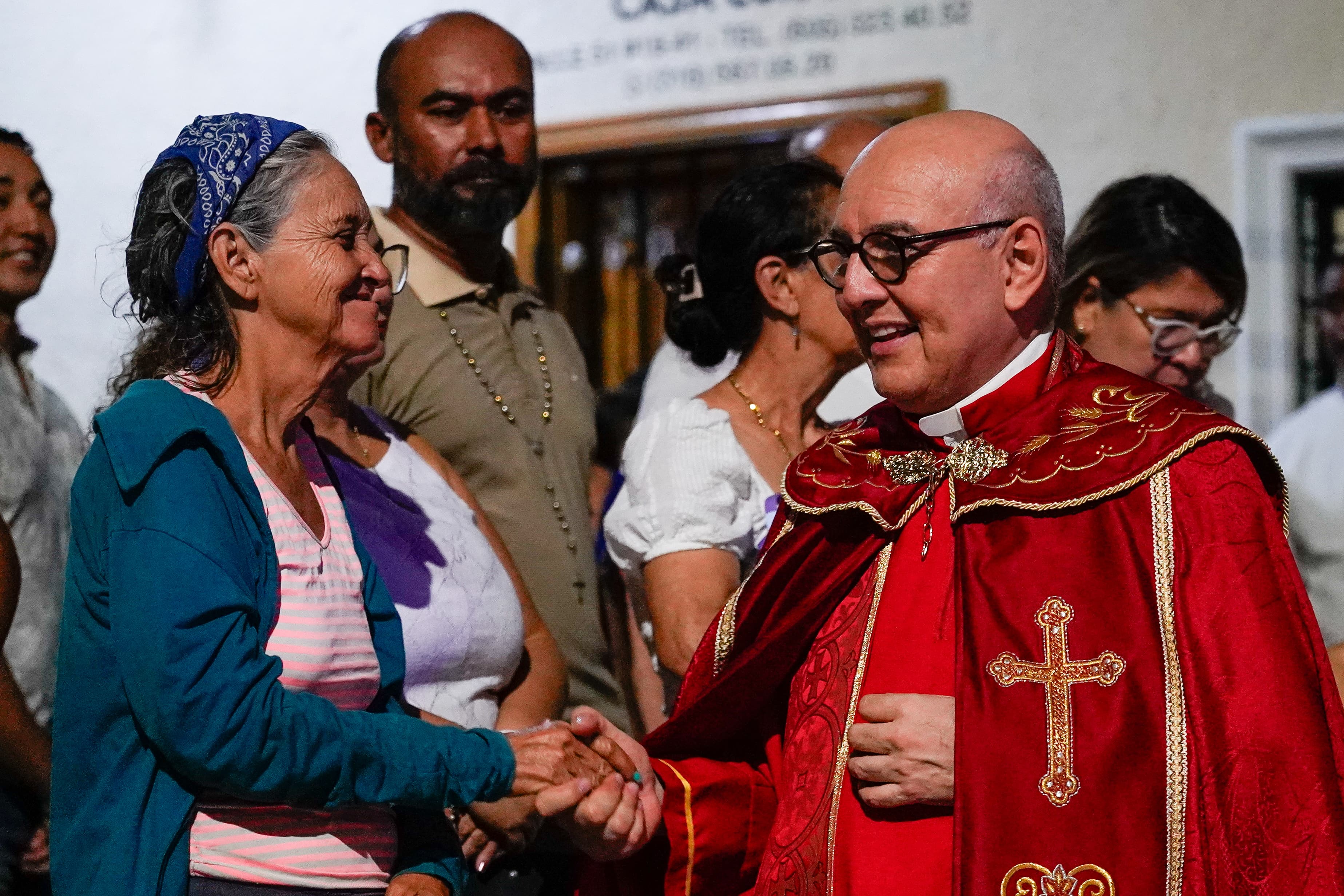 El párroco de la Iglesia San Vicente de Paul, Pedro Nel Meza.