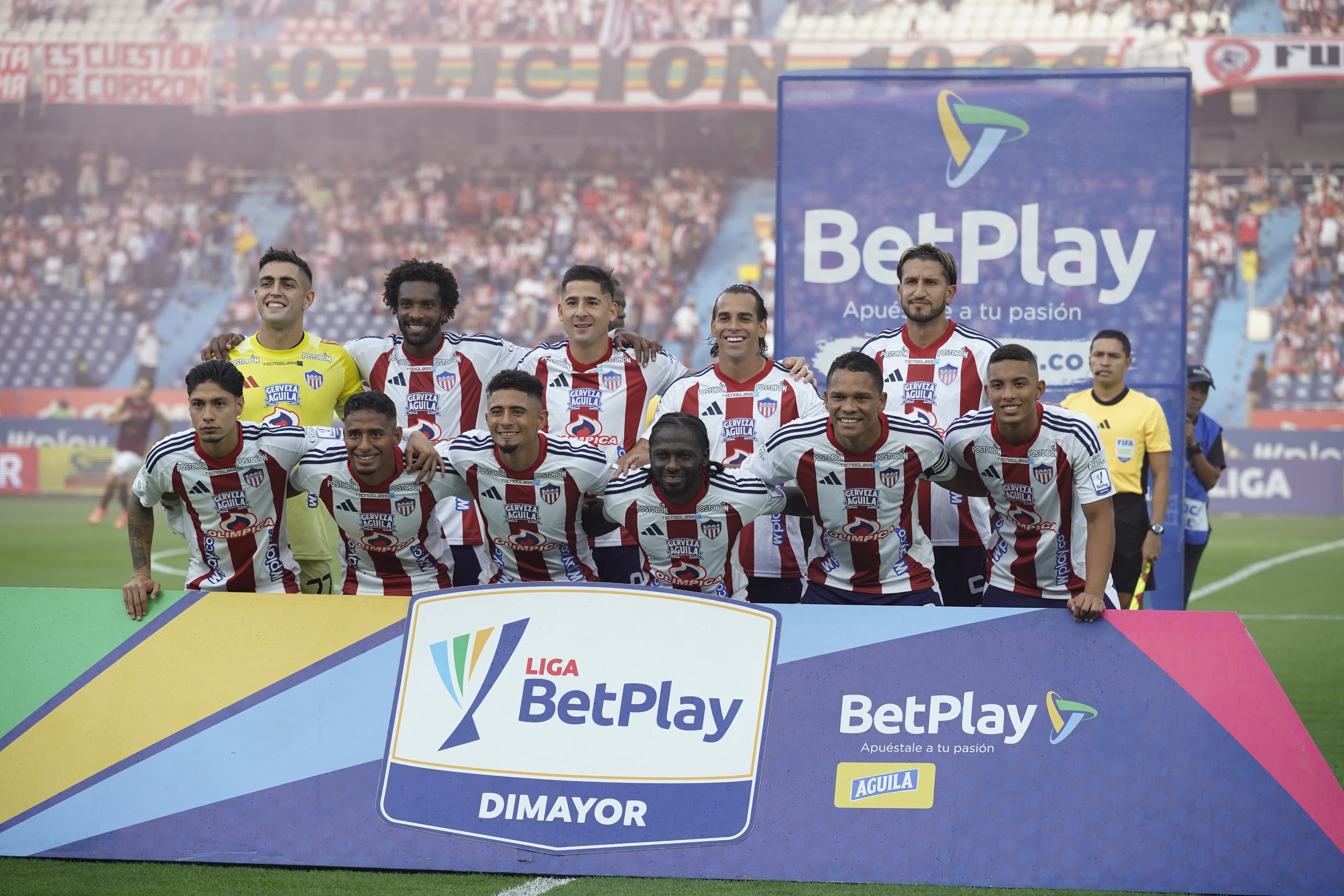 La nómina titular de Junior.