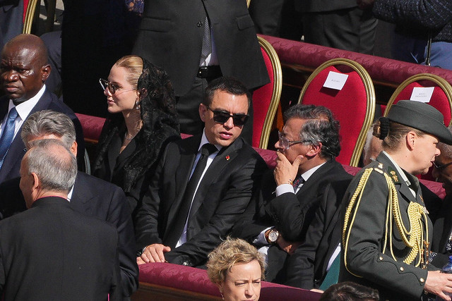 El Presidente Gustavo Petro estuvo en la misa. 