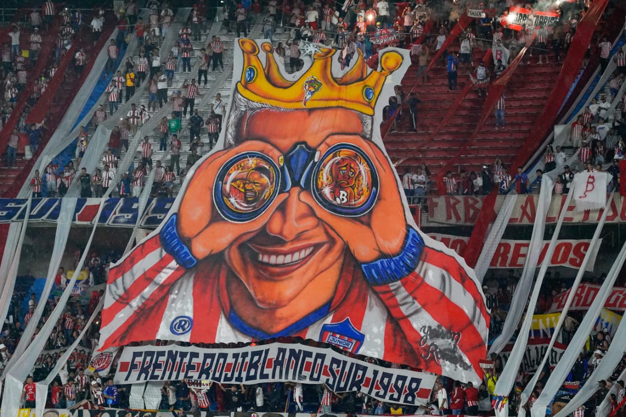 Tifo de Teófilo Gutiérrez.