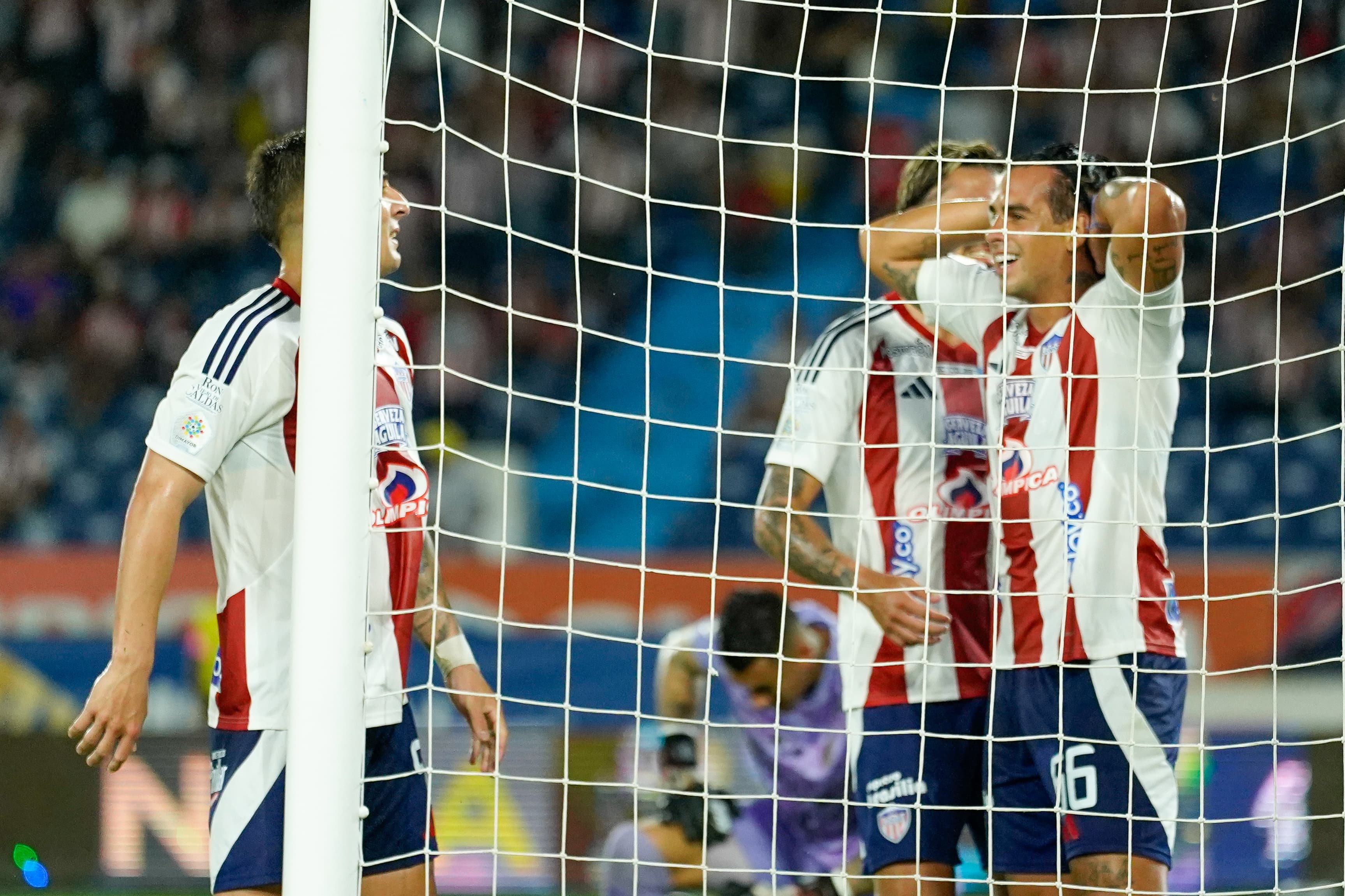 La desazón de los jugadores de Junior.