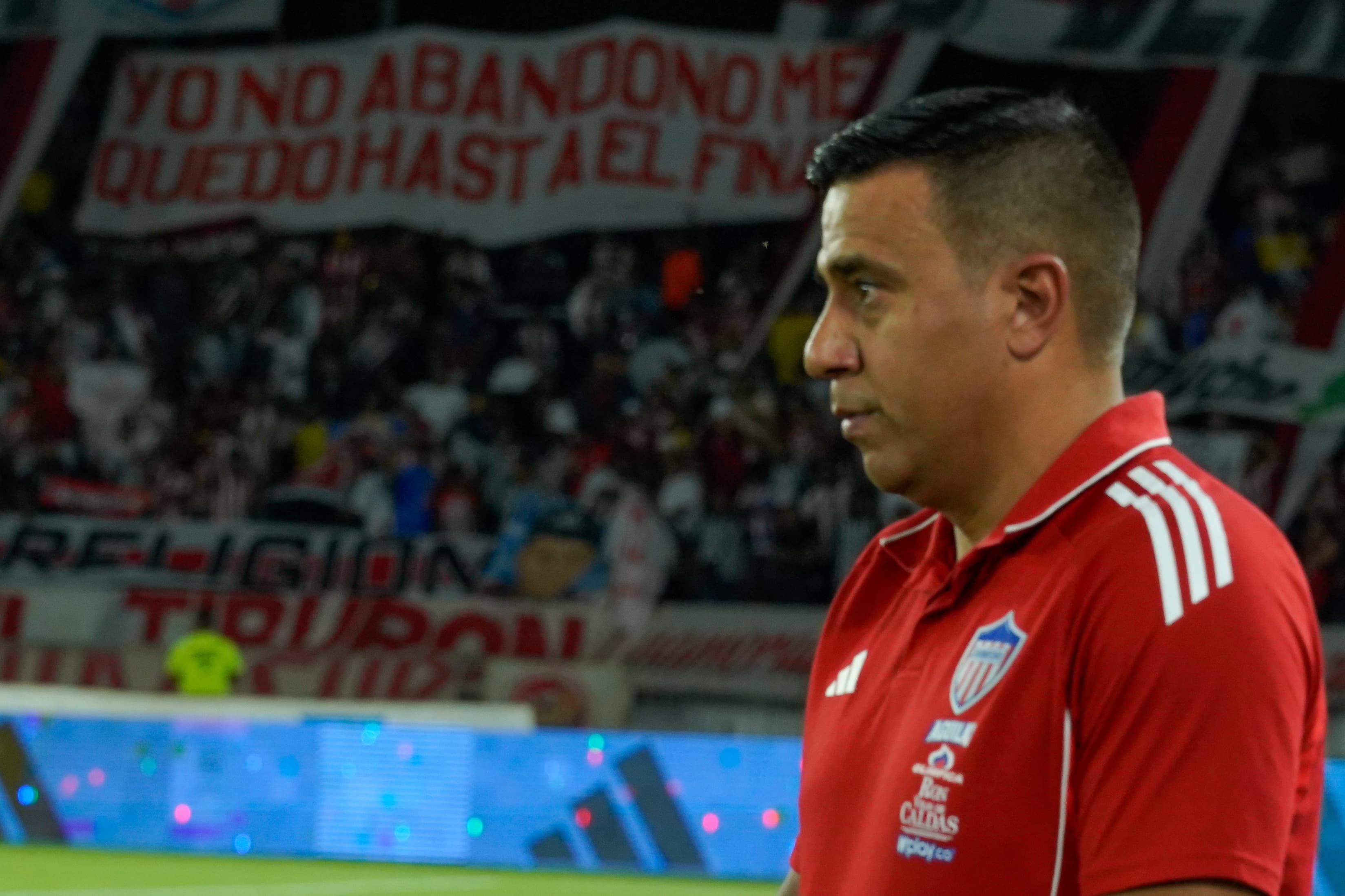 El técnico de Junior, César Farías.