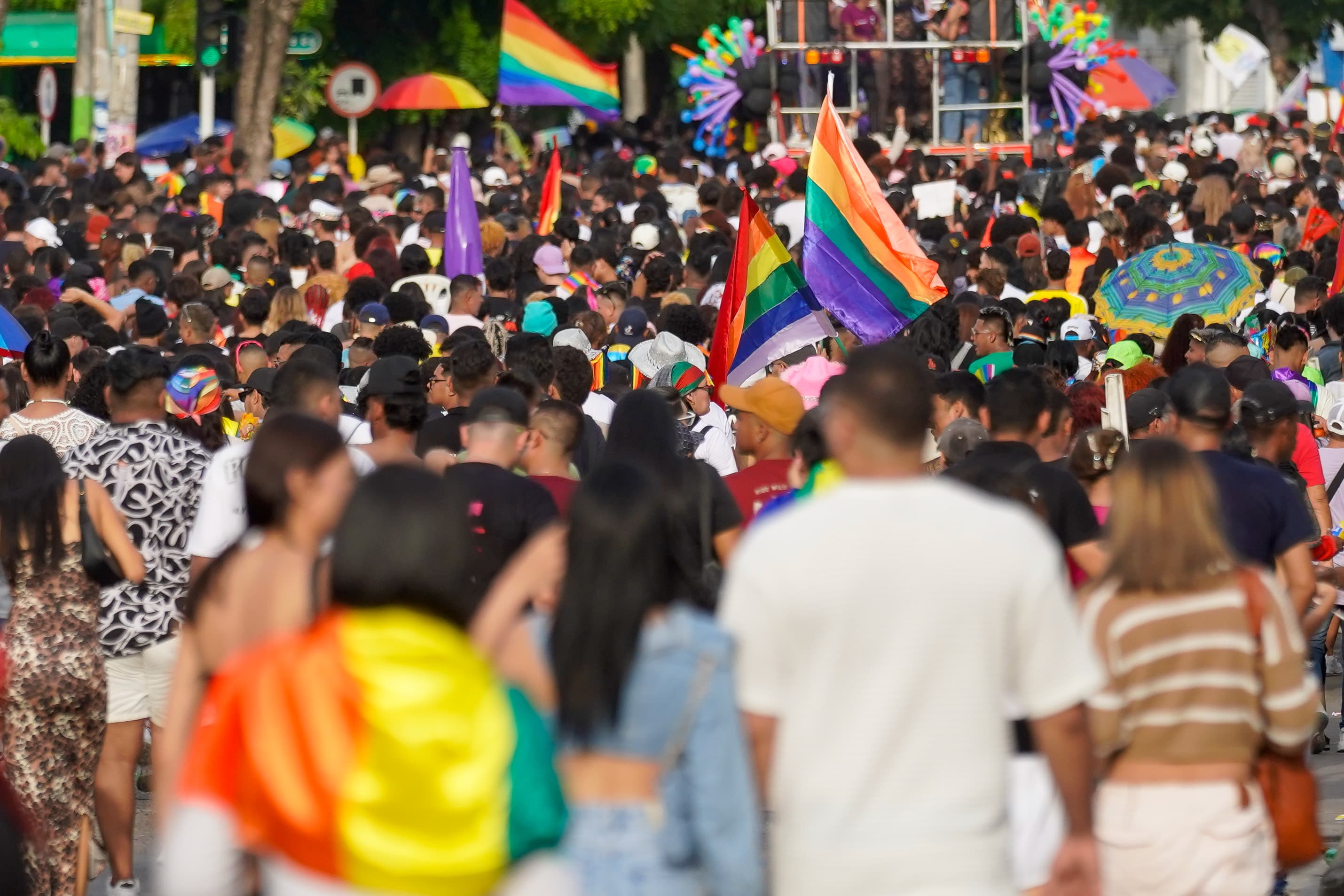 Marcha del Orgullo LGBTIQ+ en Barranquilla. 