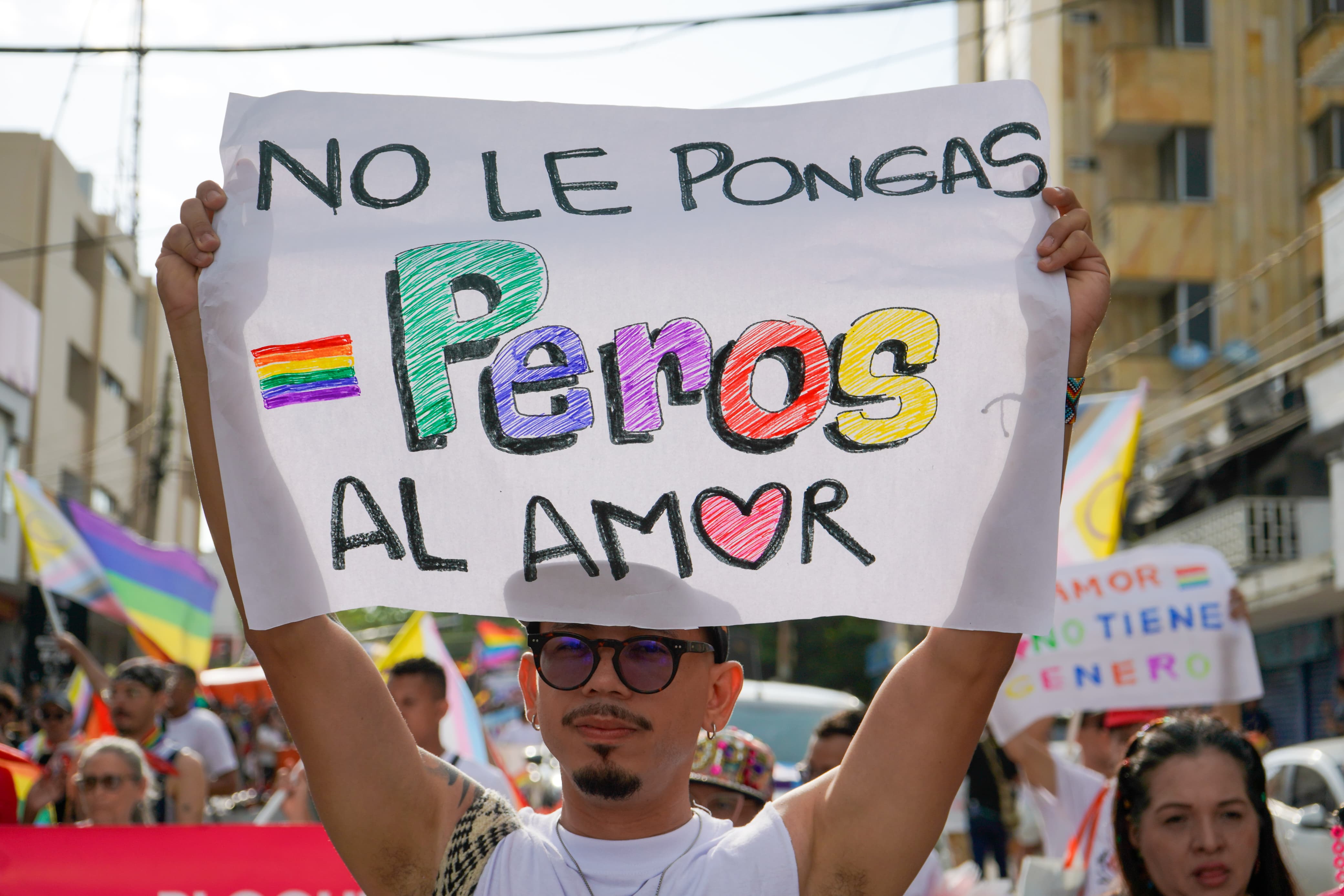 Marcha del Orgullo LGBTIQ+ en Barranquilla. 