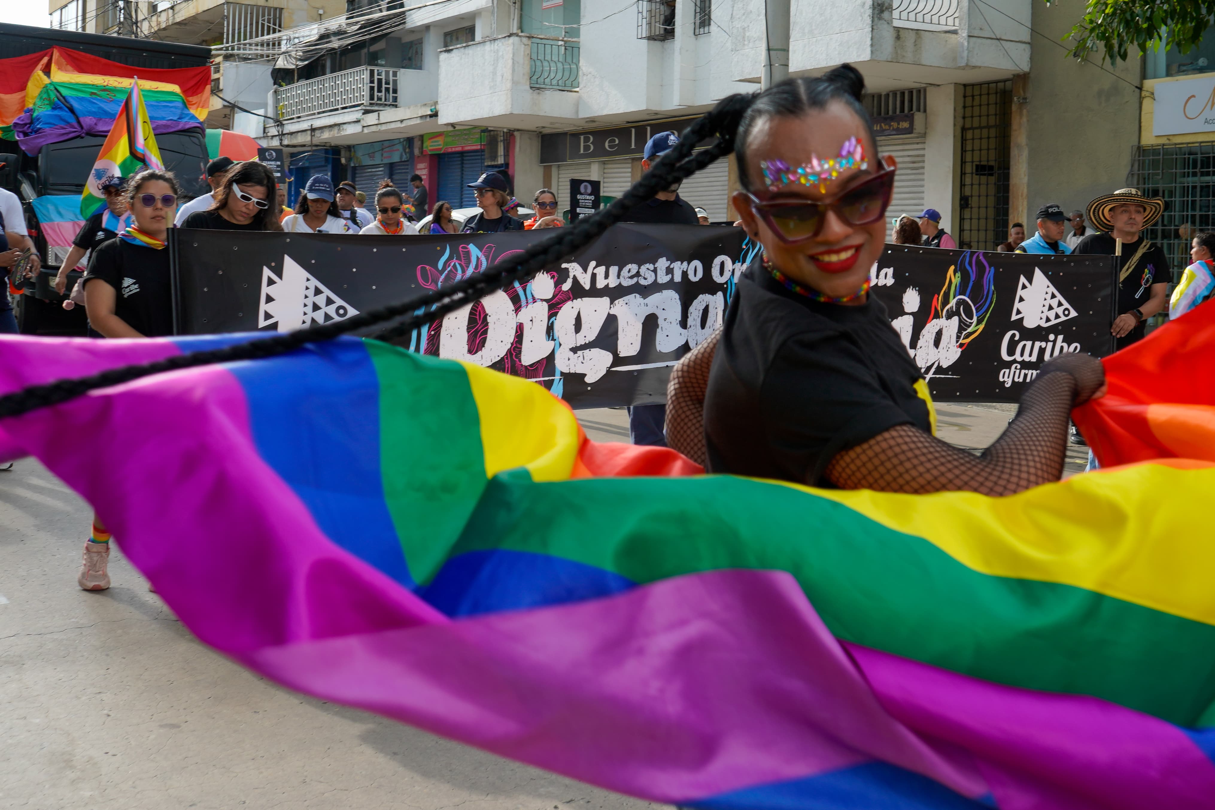 Marcha del Orgullo LGBTIQ+ en Barranquilla. 
