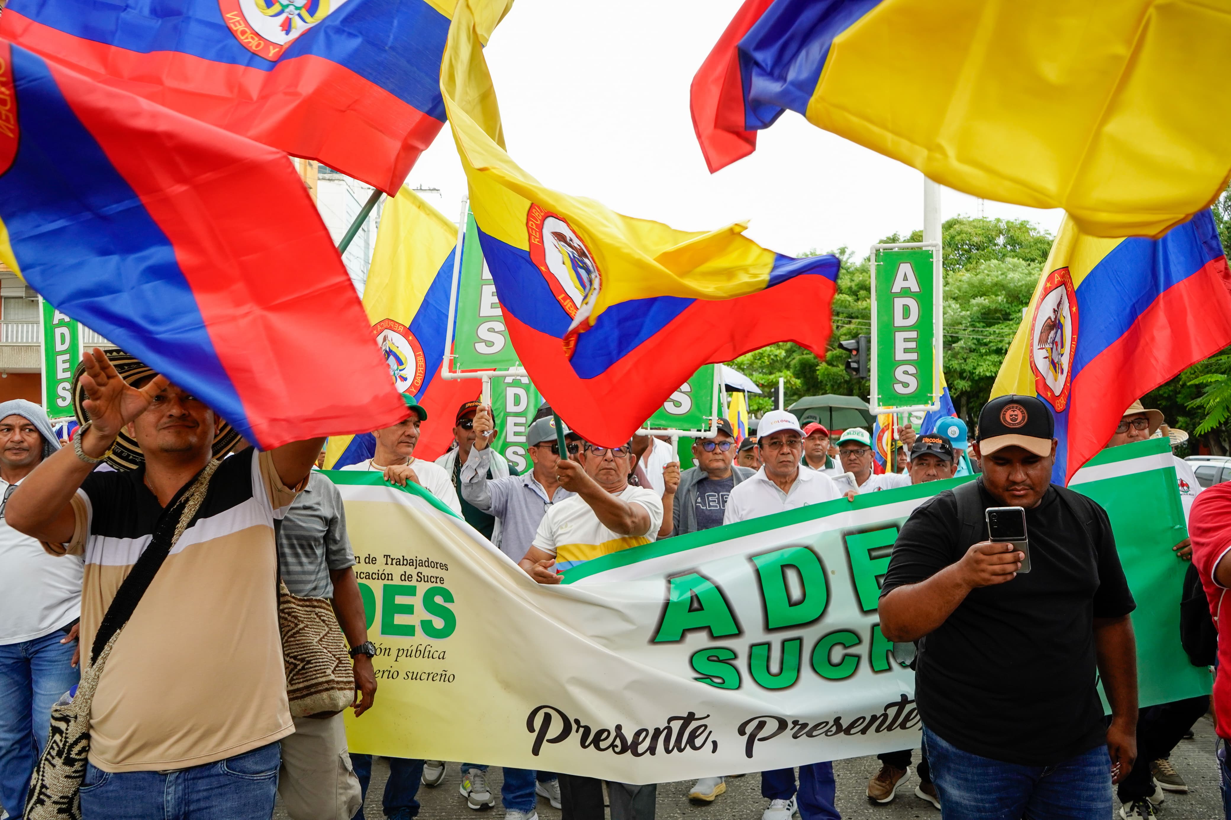 Marchas este miércoles en Barranquilla en apoyo al Gobierno de Petro.