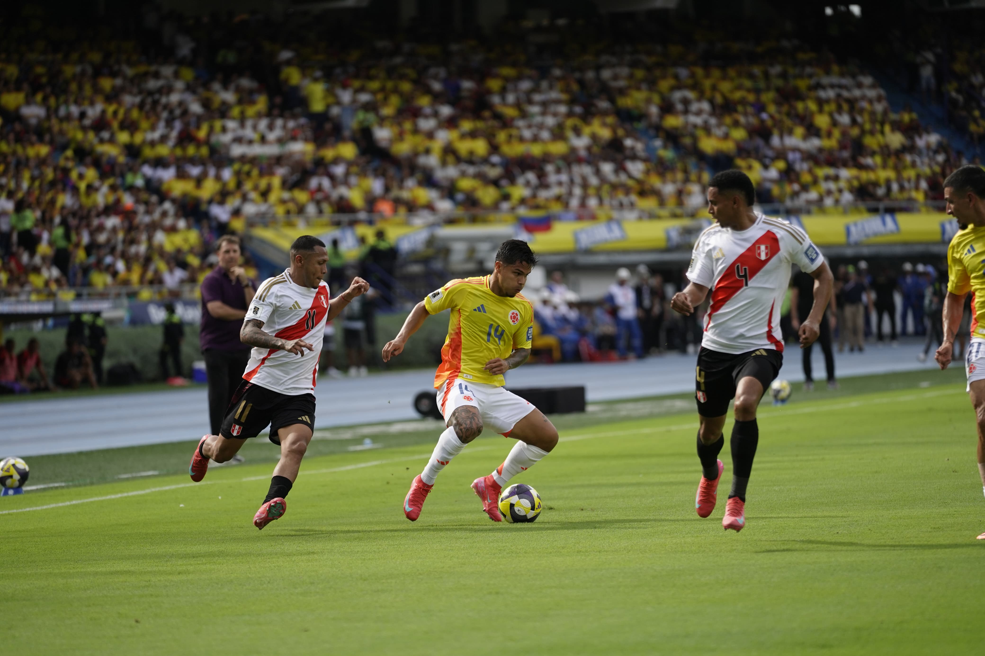 Juan Camilo 'Cucho' Hernández no pudo cubrir el lugar de Luis Díaz.