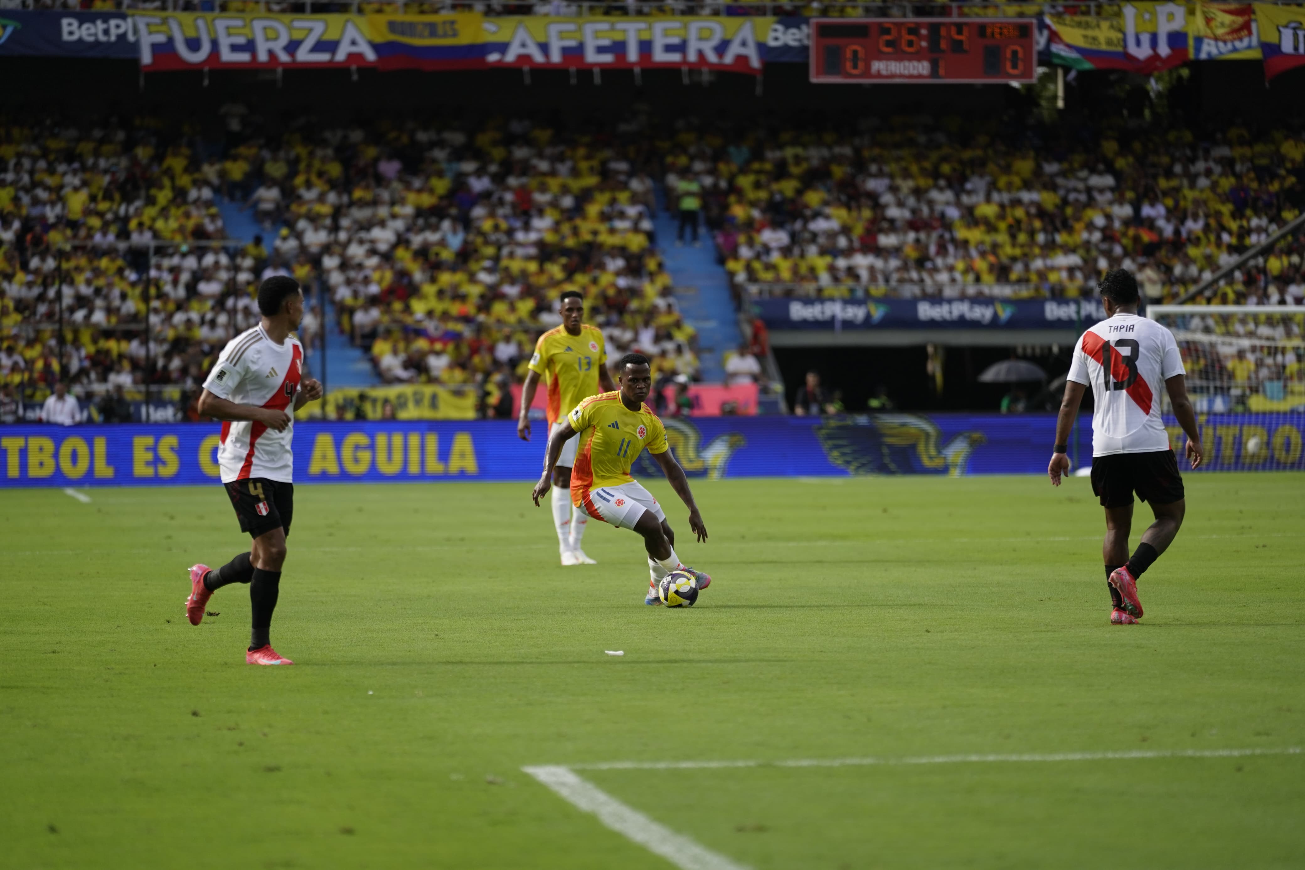 Jhon Arias no pudo desequilibrar en ningún tramo del juego.