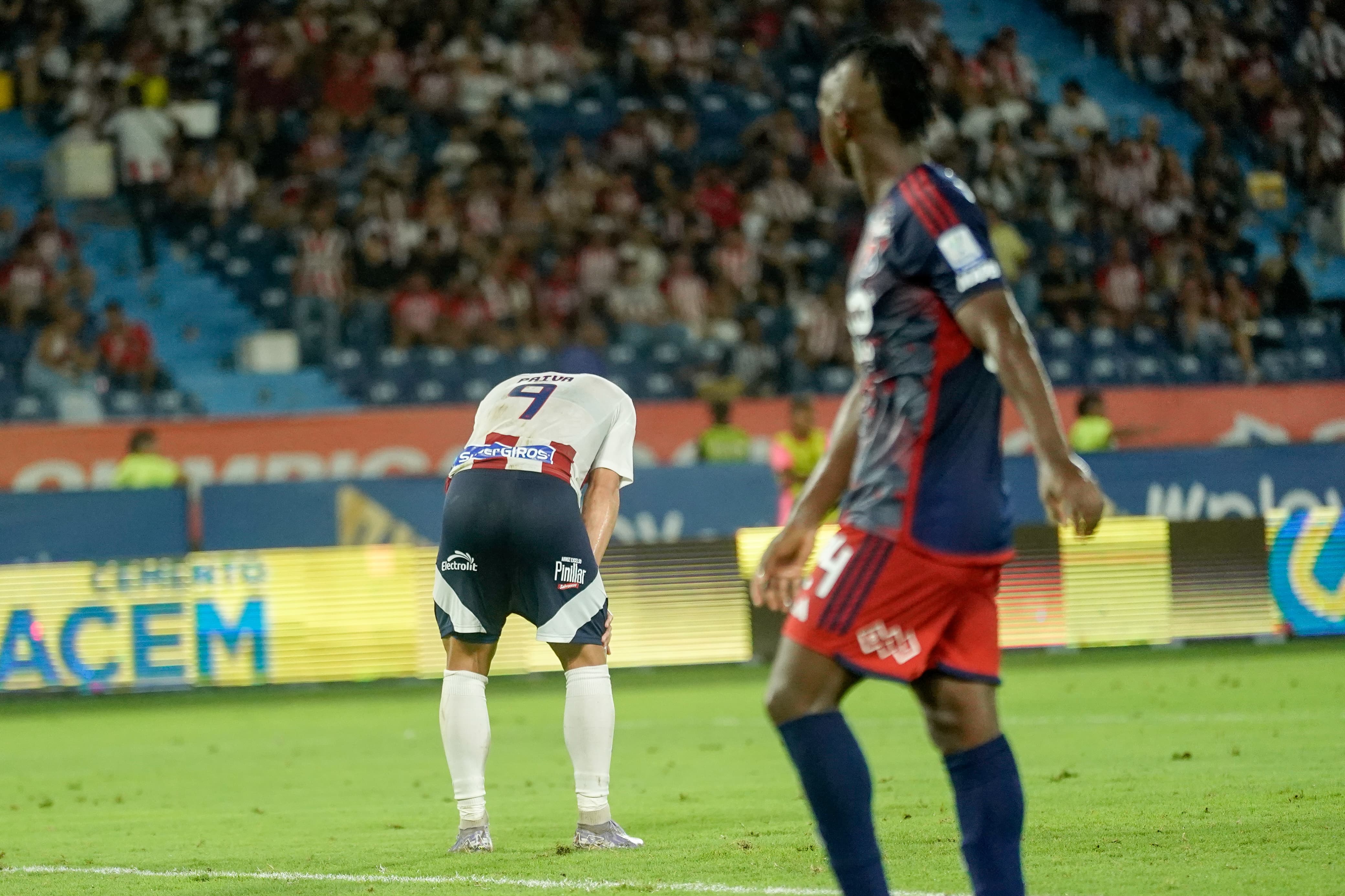 Guillermo Paiva, con la desazón de no poder marcar.
