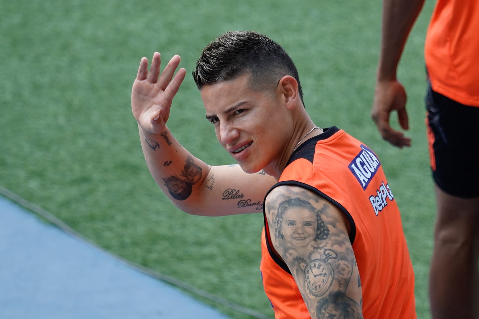 James Rodríguez, capitán de la Selección Colombia. 