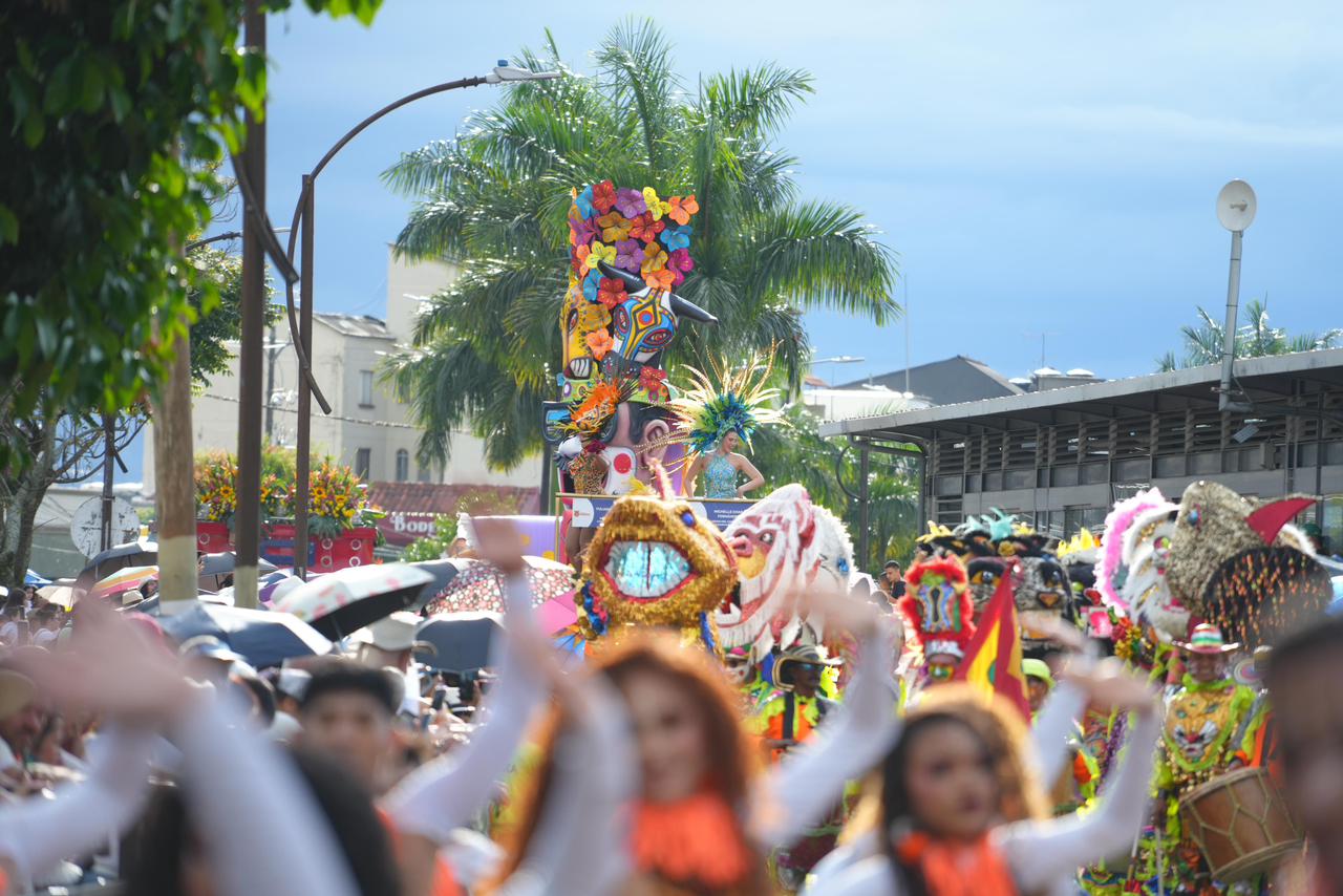 Desfile en Las Fiestas de la Cosecha, en la ciudad de Pereira. 
