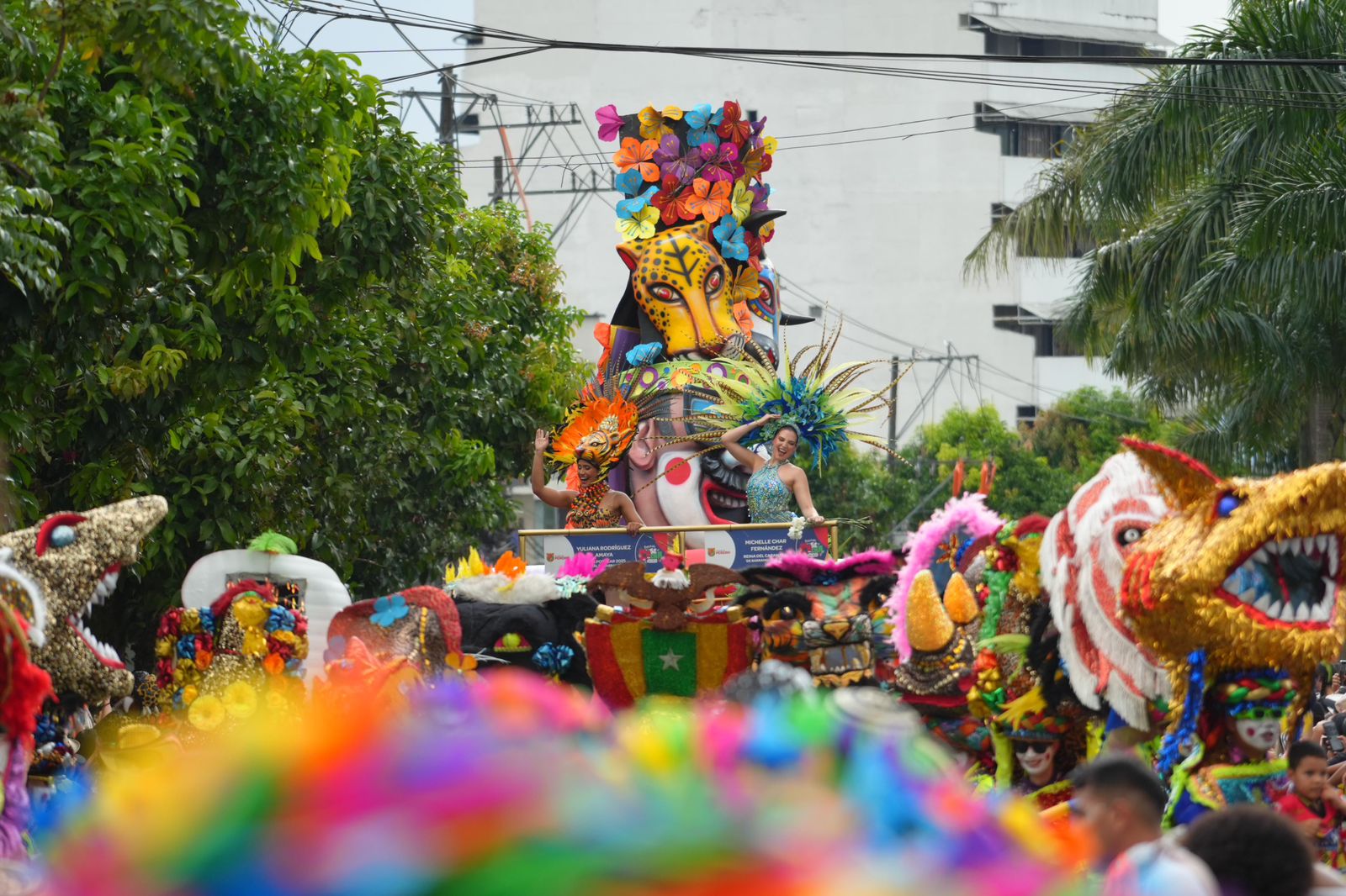 Desfile en Las Fiestas de la Cosecha, en la ciudad de Pereira. 