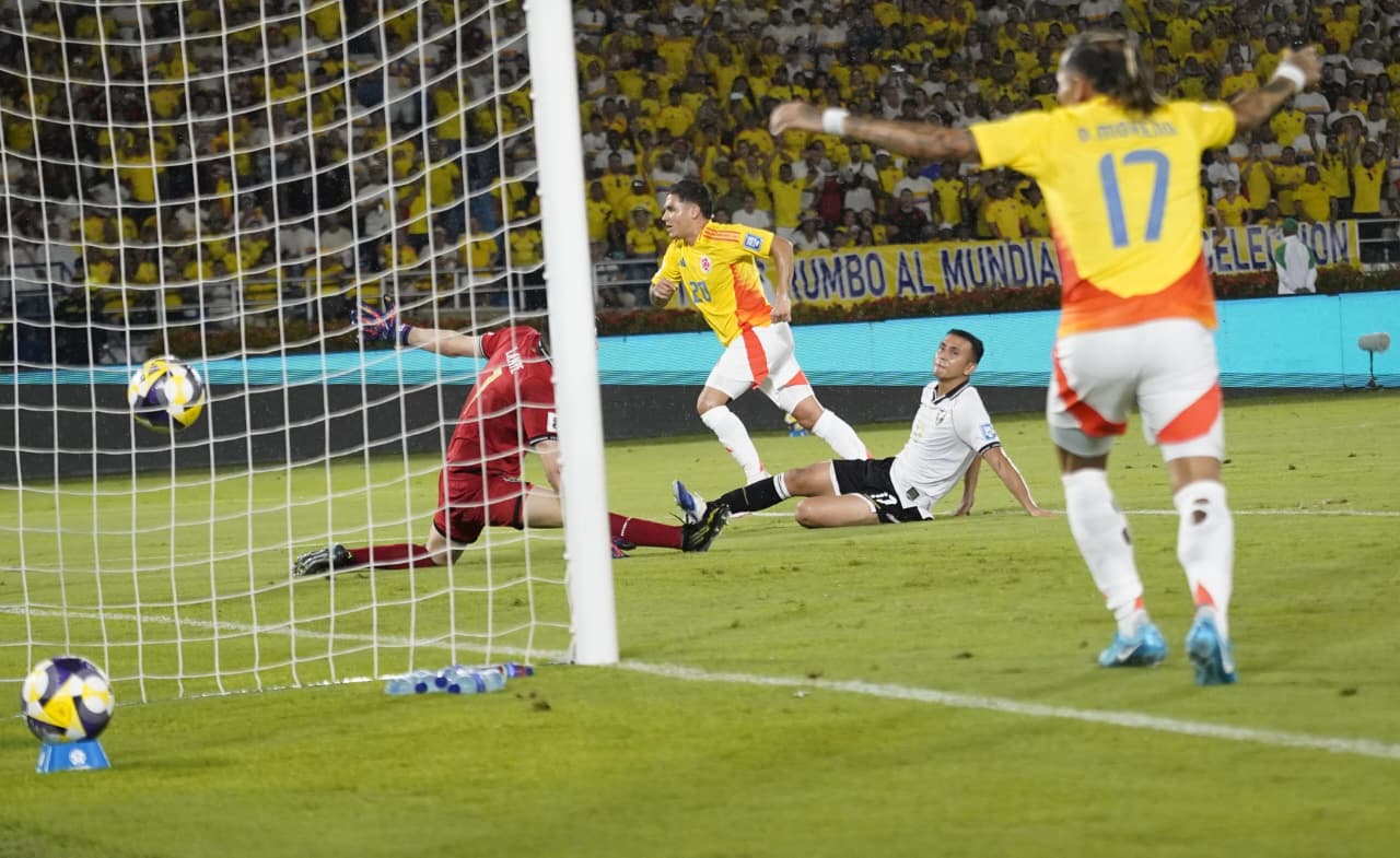 Juanfer Quintero marcó el tercer gol.
