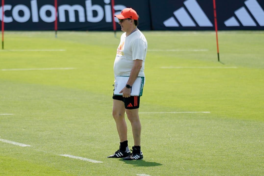 Entrenamiento de la Selección Colombia en Barranquilla.