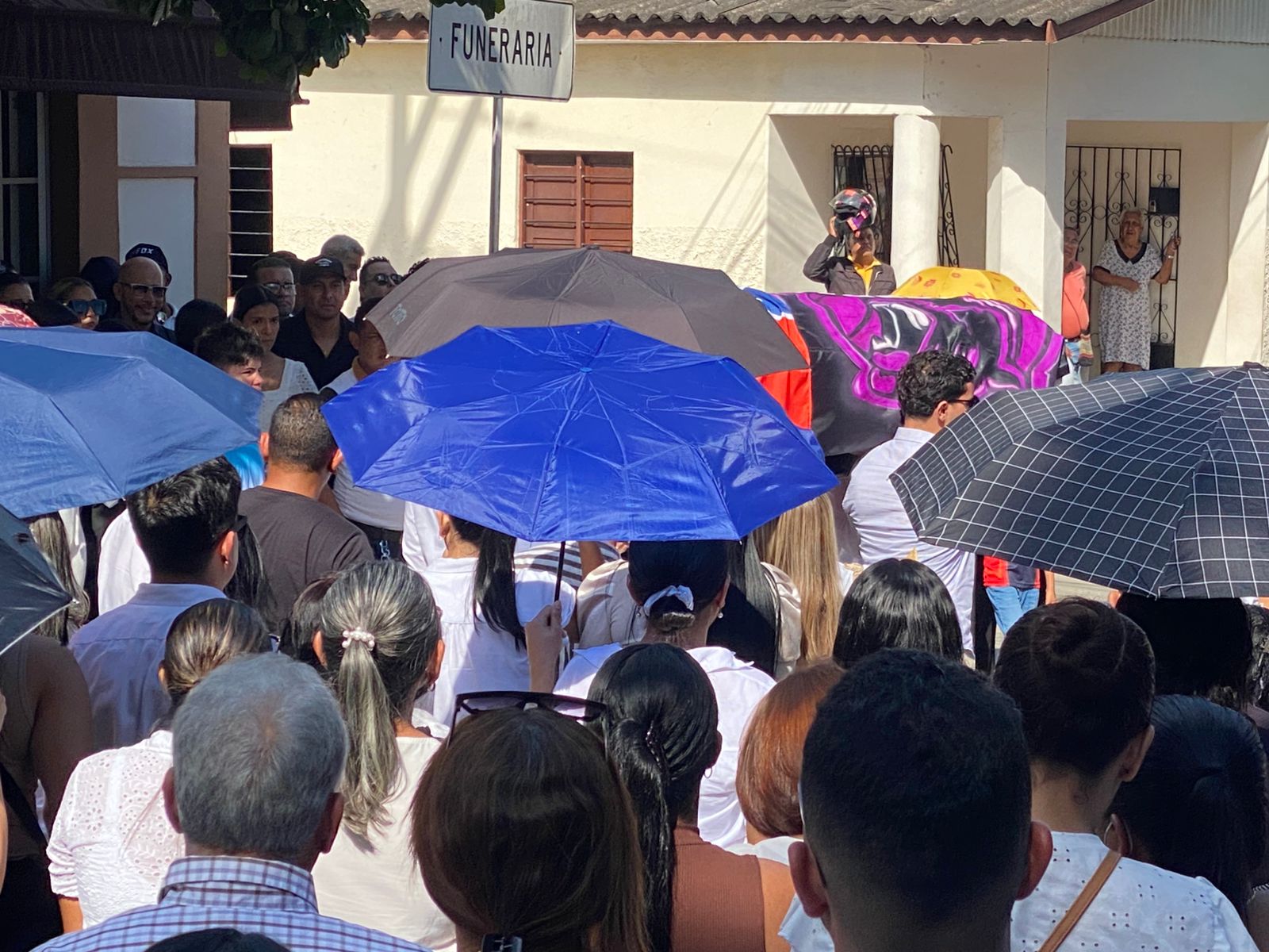 El acompañamiento fue multitudinario.