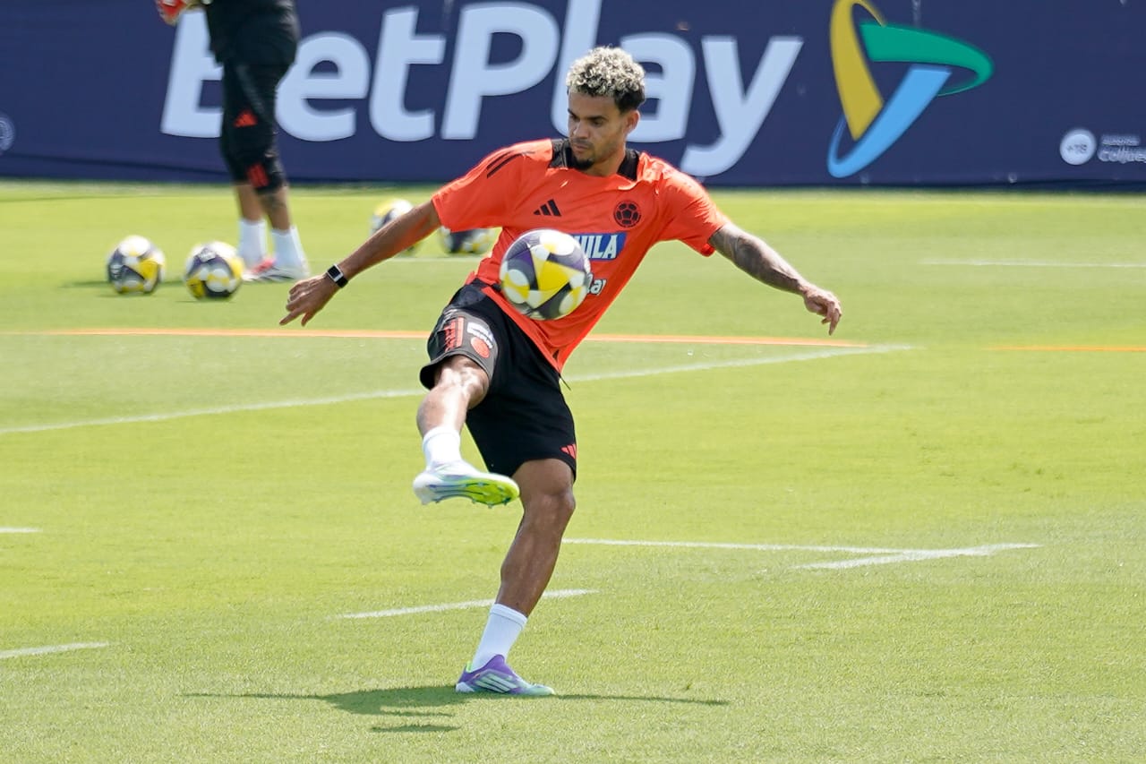 Entrenamiento de la Selección Colombia en Barranquilla.