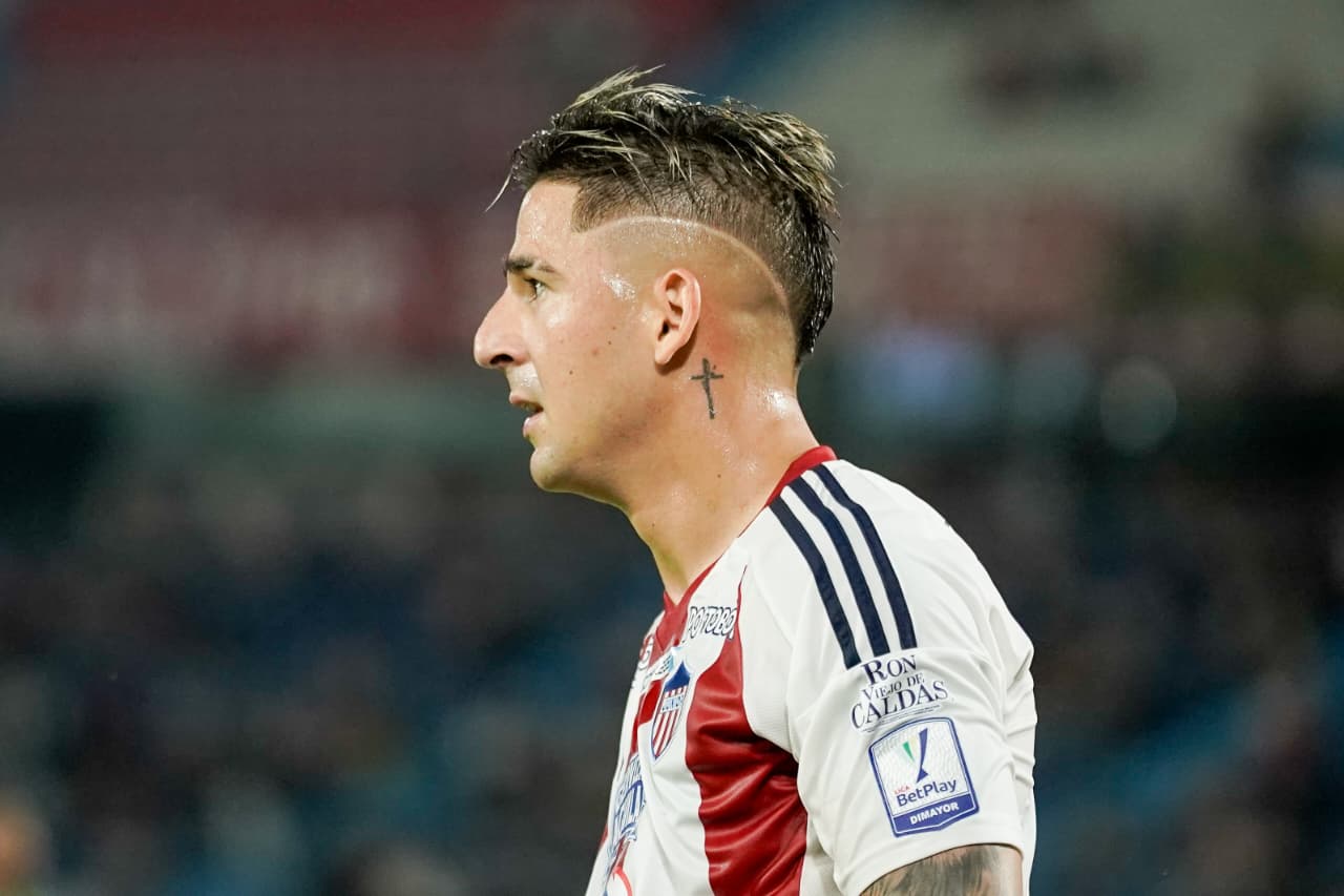 Aspecto del partido entre Junior y Equidad. 