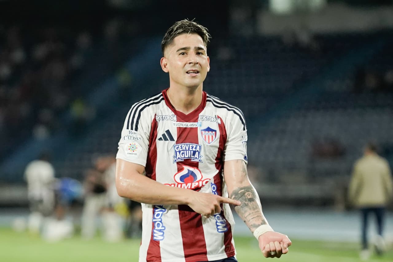 Aspecto del partido entre Junior y Equidad. 