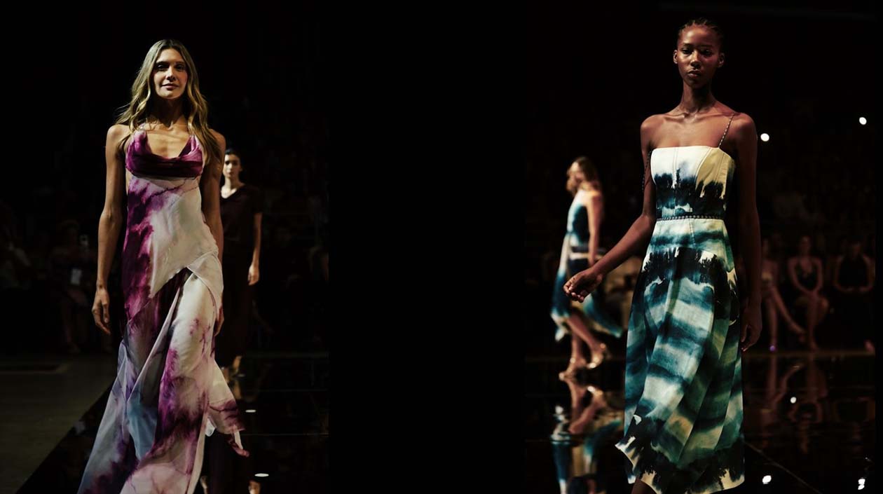 Vestidos con movimiento fue el objetivo para crear 'Marea'. 