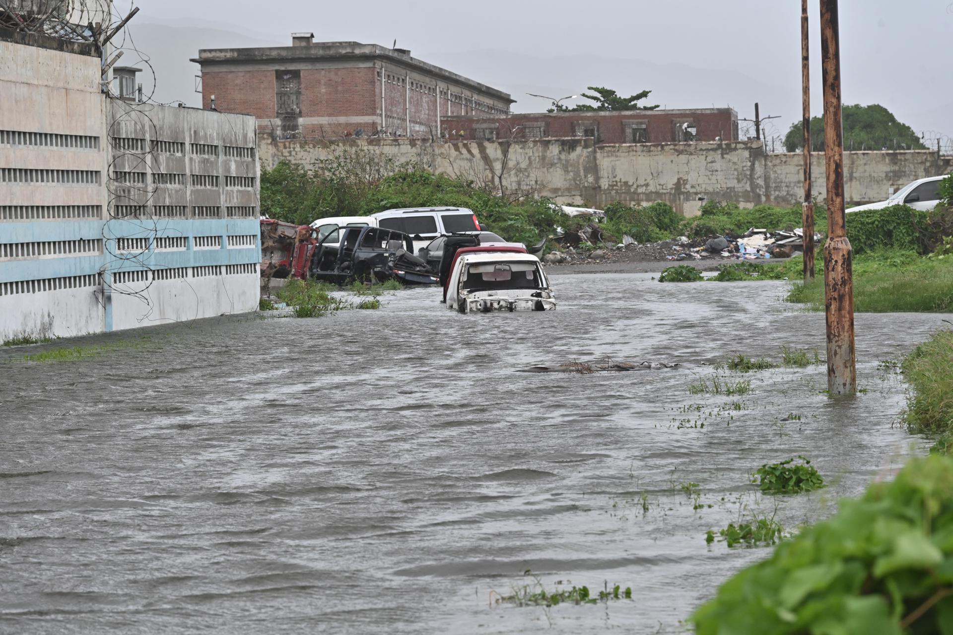 Inundaciones tras el paso del huracán Melissa en Jamaica. 