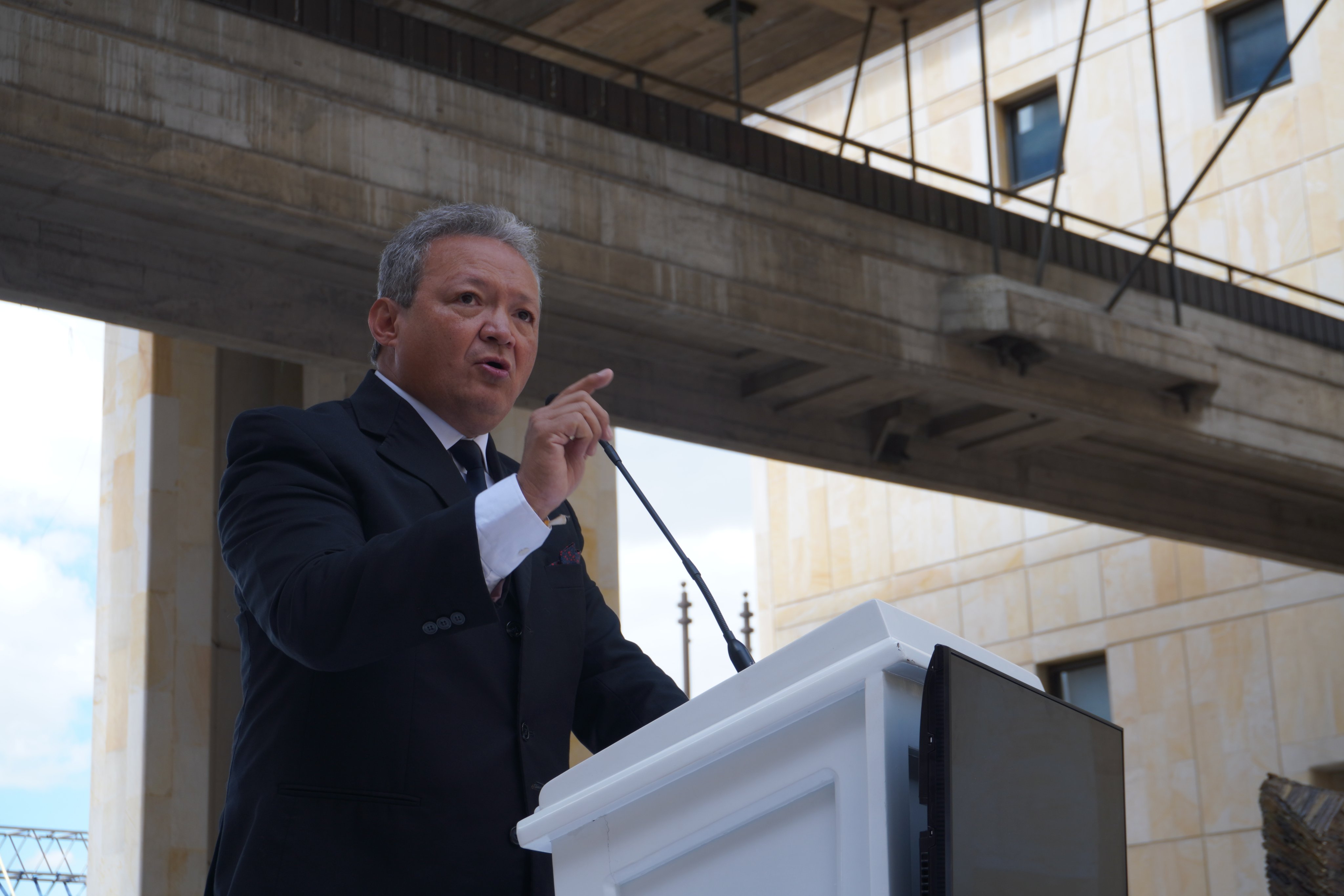 El presidente del Consejo Superior de la Judicatura, Jorge Enrique Vallejo.